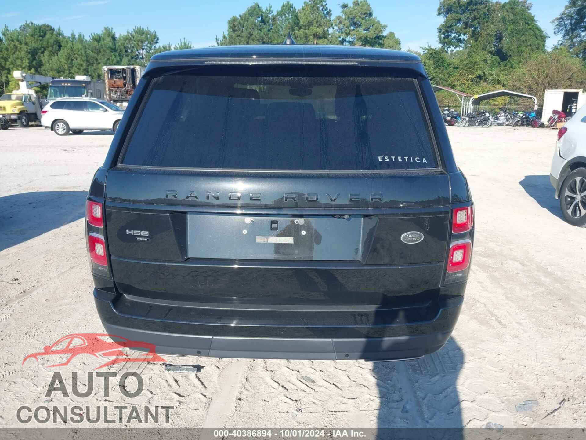 LAND ROVER RANGE ROVER 2020 - SALGS2SE9LA569787
