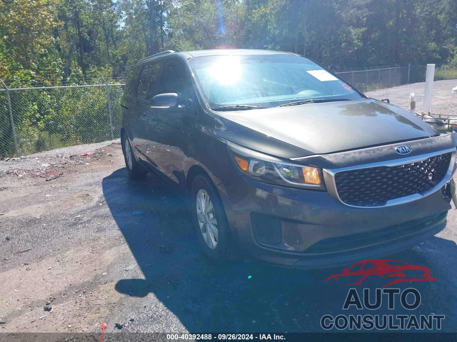 KIA SEDONA 2016 - KNDMB5C19G6185797