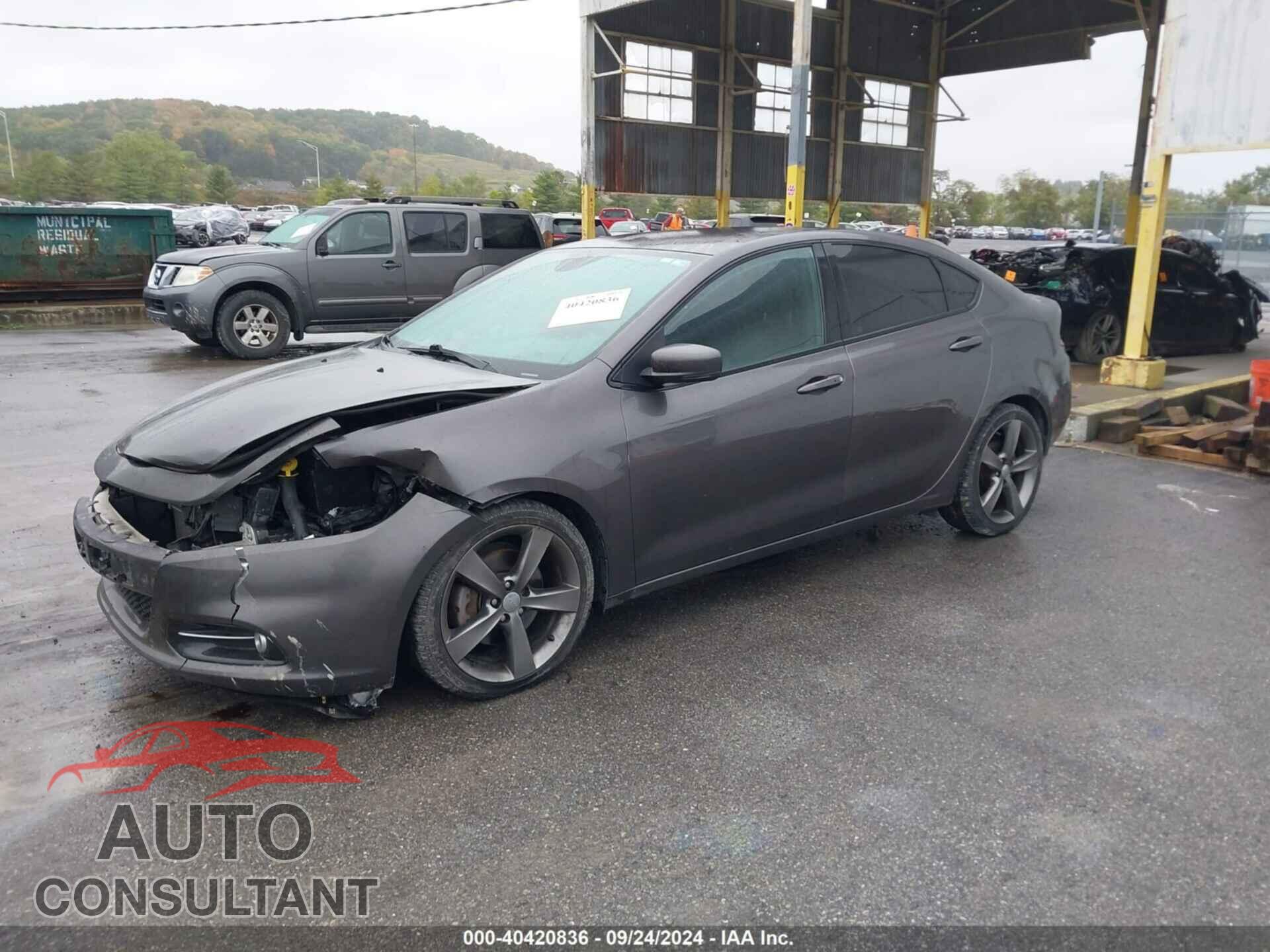 DODGE DART 2015 - 1C3CDFEB5FD146592
