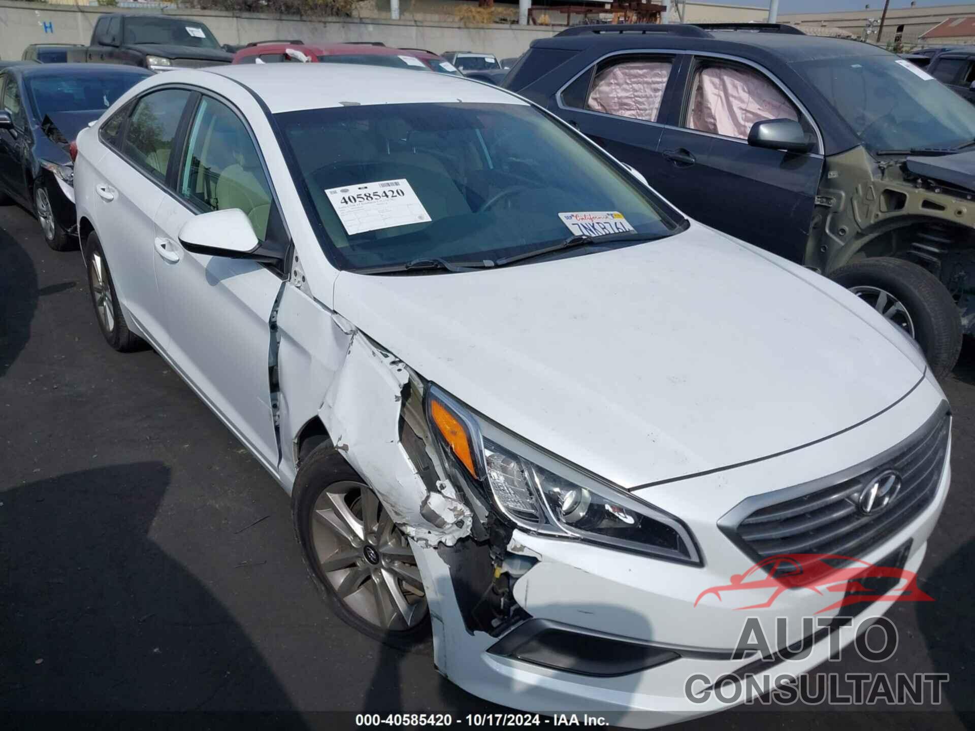 HYUNDAI SONATA 2016 - 5NPE24AF0GH280056