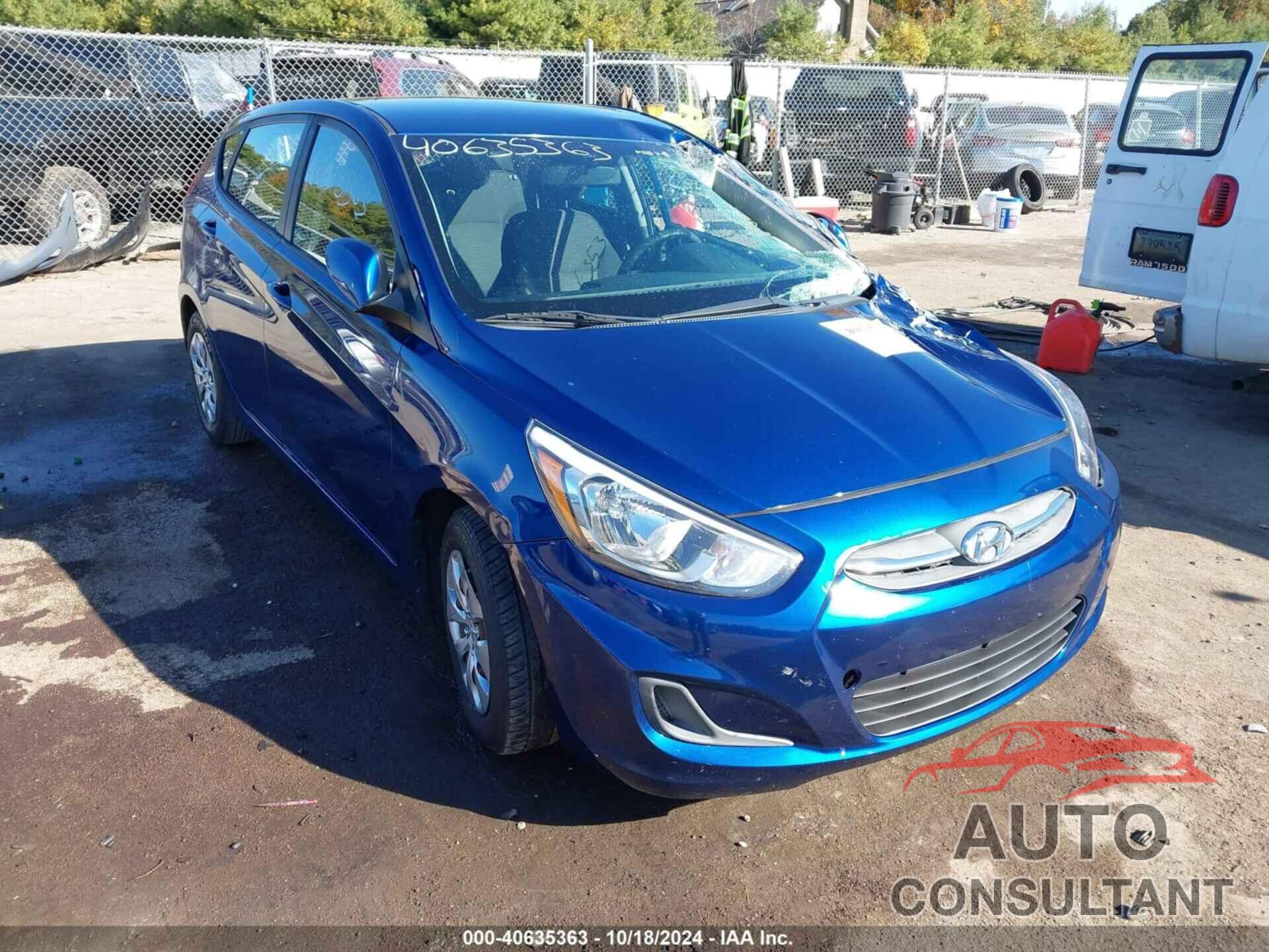 HYUNDAI ACCENT 2017 - KMHCT5AE4HU336956