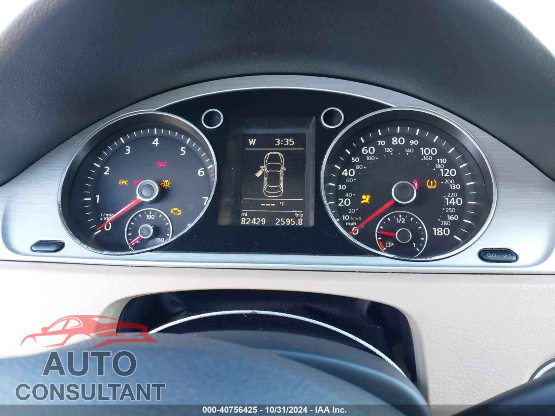 VOLKSWAGEN CC 2015 - WVWAP7AN7FE809624