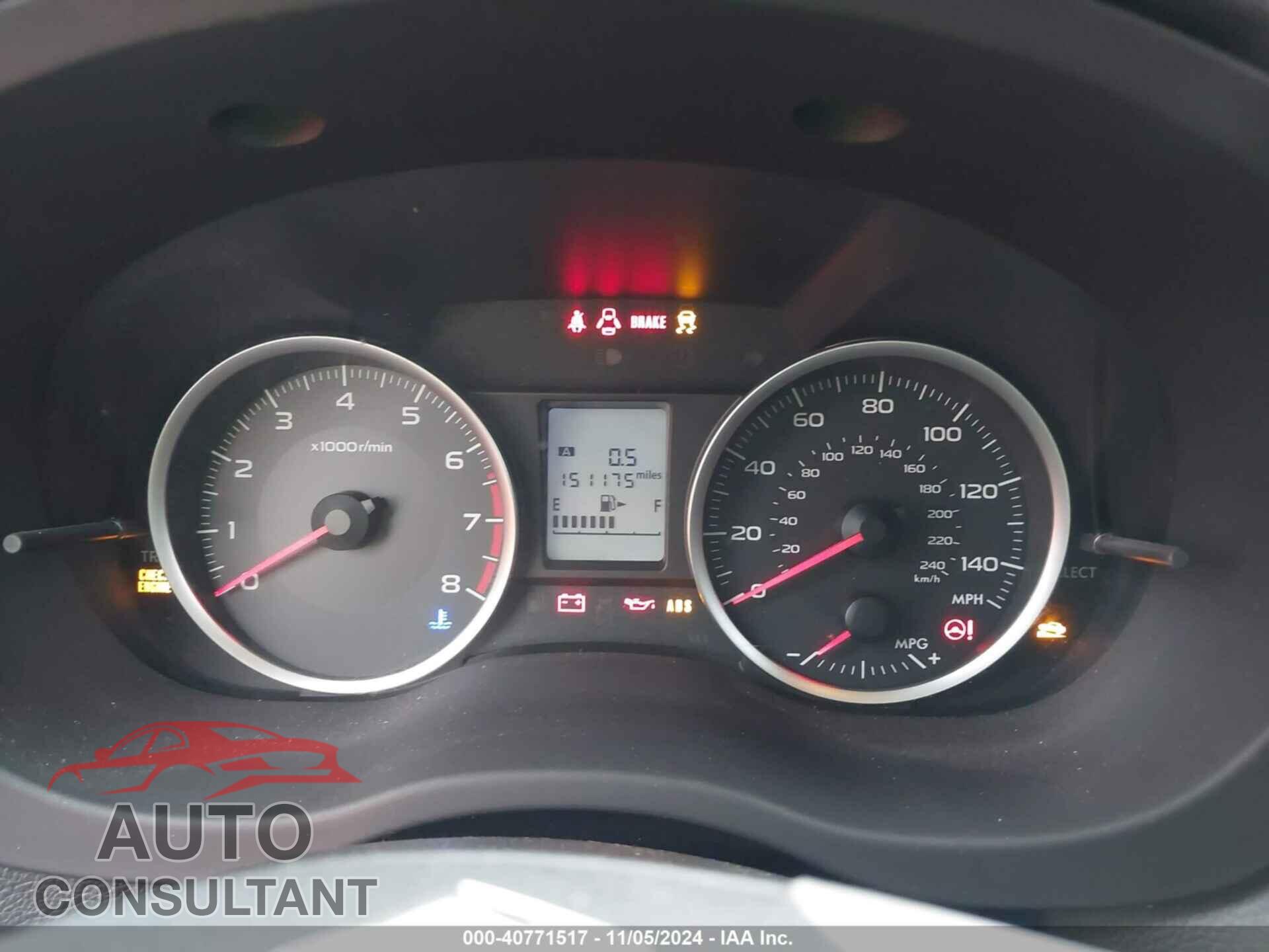 SUBARU FORESTER 2014 - JF2SJAACXEG431224