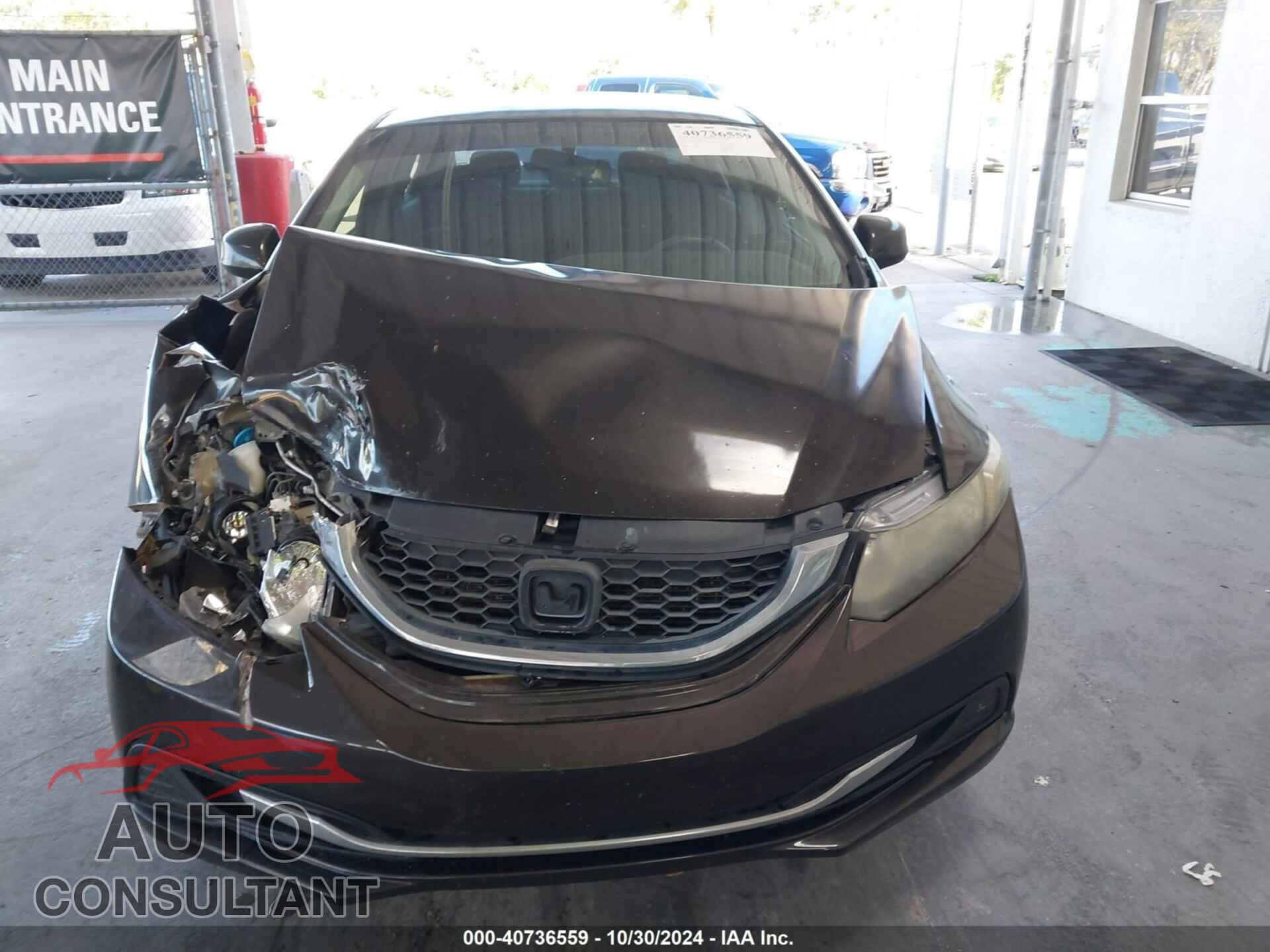 HONDA CIVIC 2013 - 2HGFB2F53DH577787