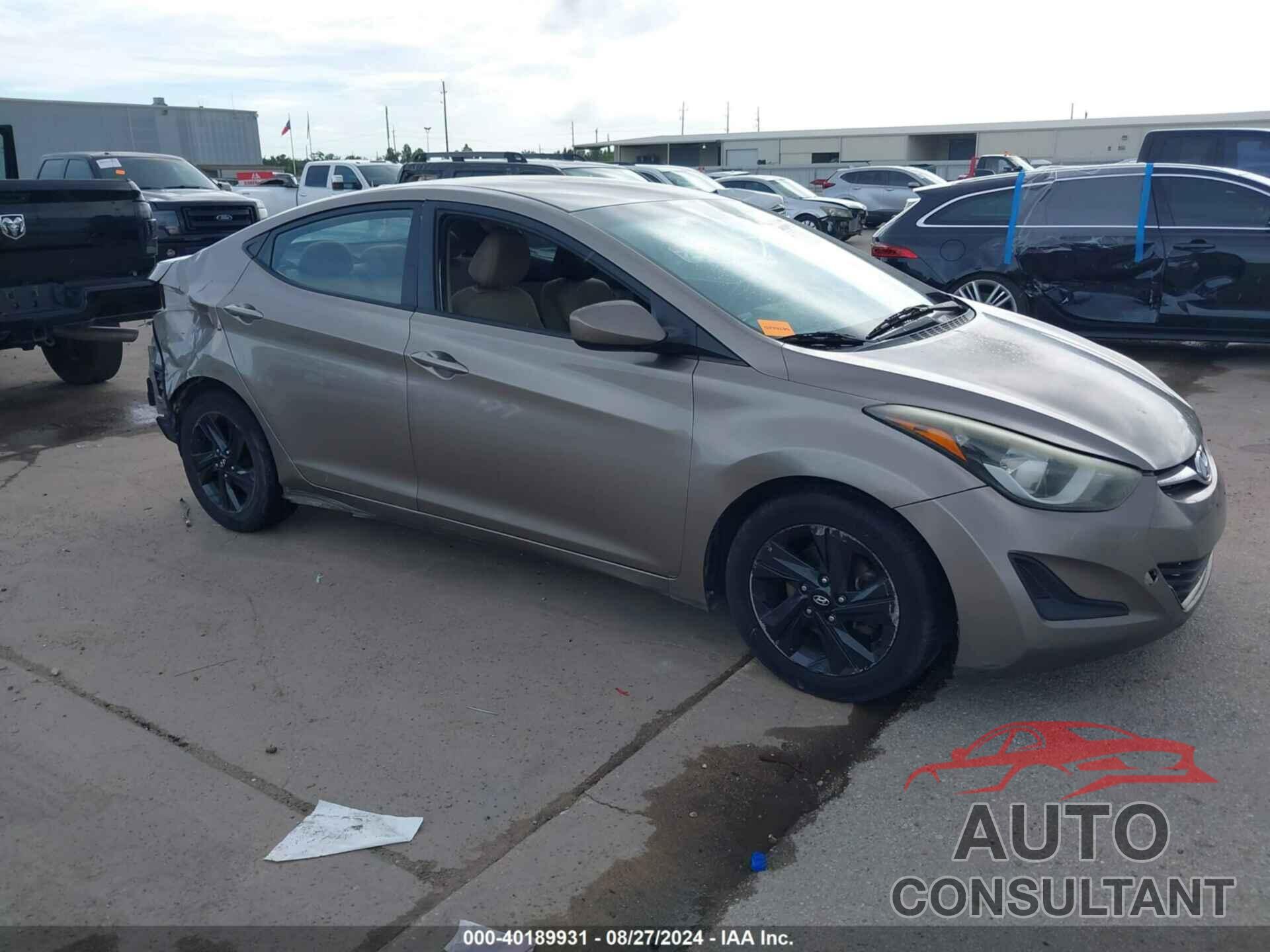 HYUNDAI ELANTRA 2016 - 5NPDH4AE4GH756634