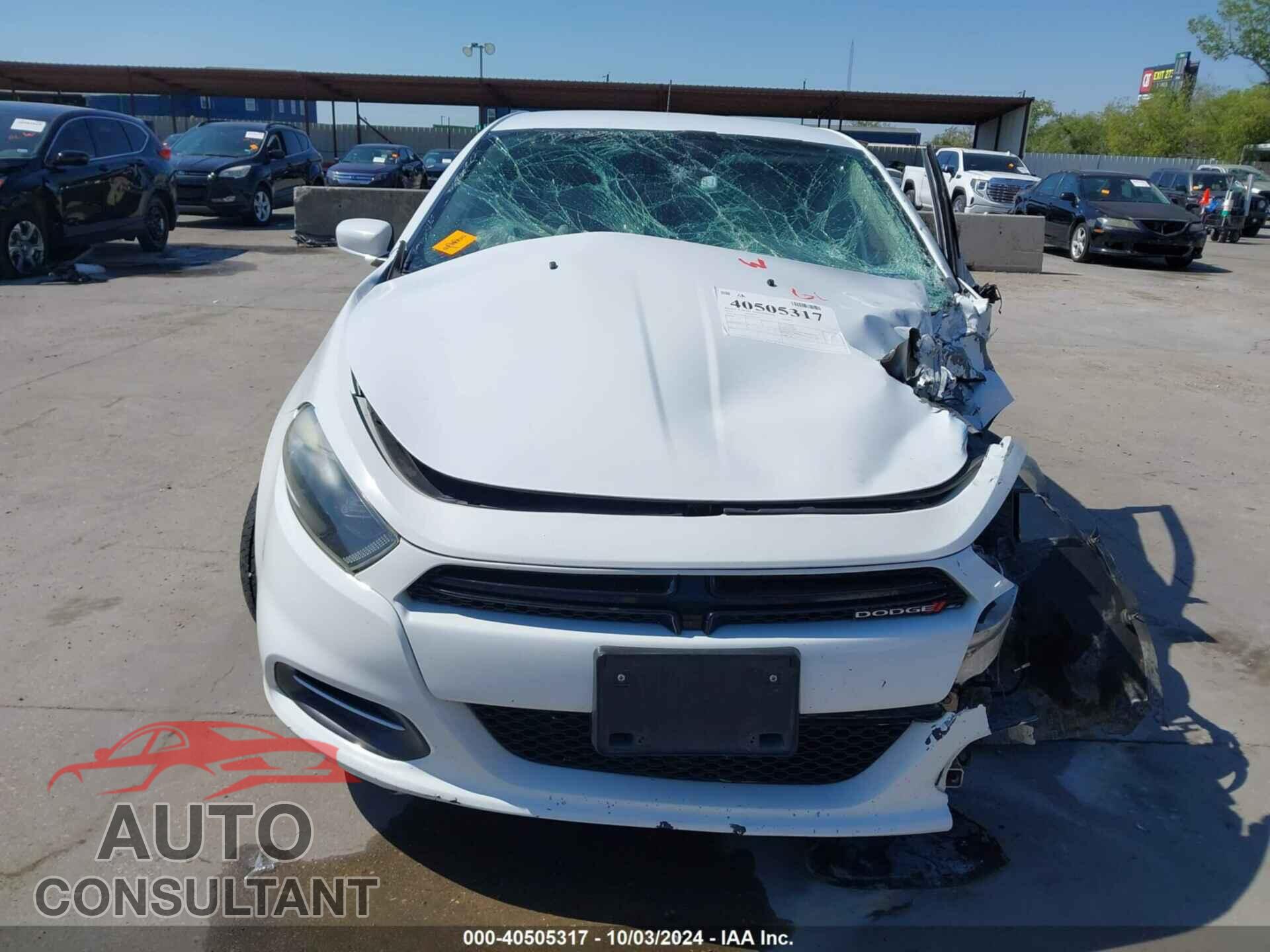 DODGE DART 2016 - 1C3CDFBB0GD689211