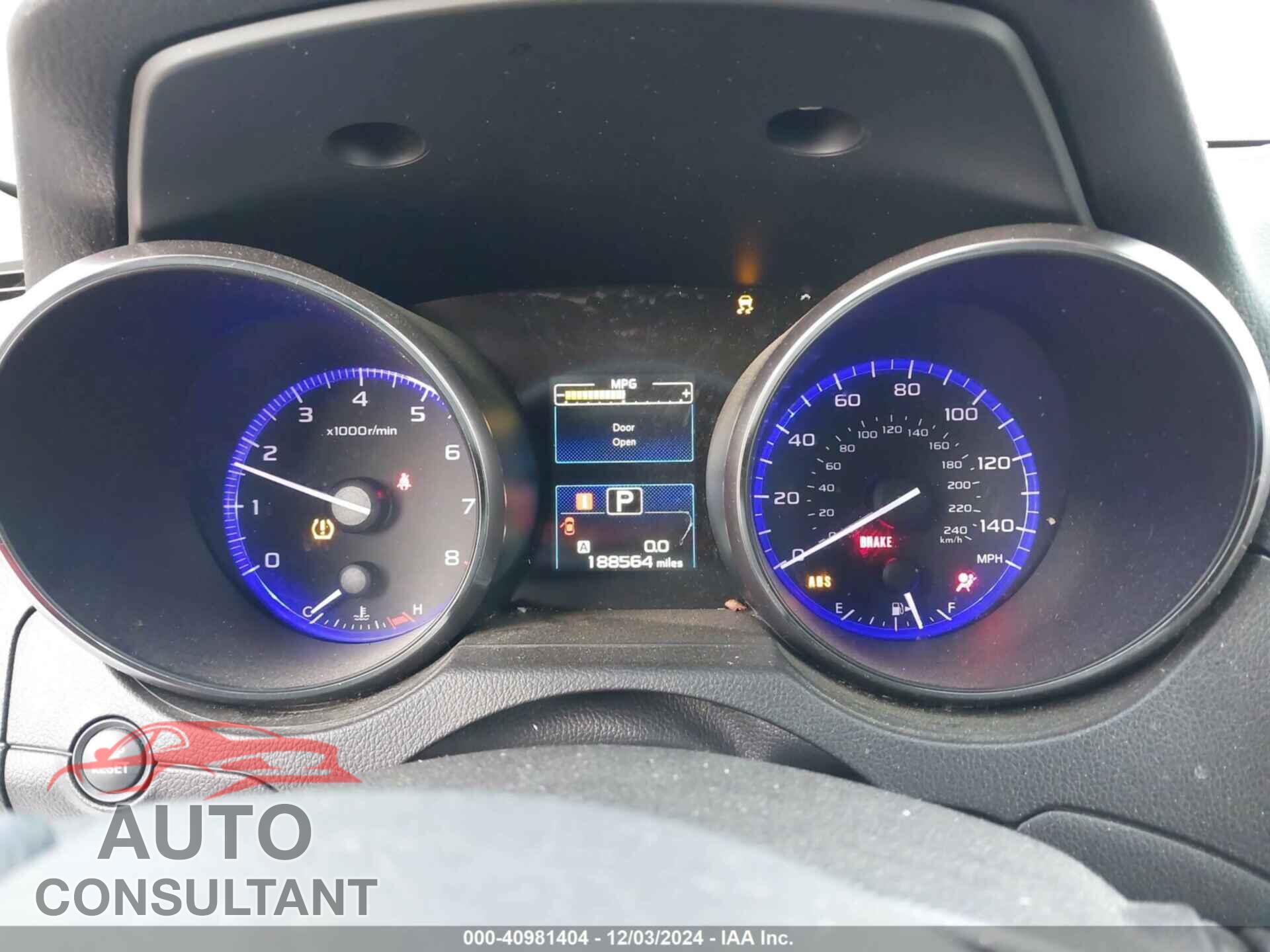 SUBARU OUTBACK 2016 - 4S4BSADC7G3274524