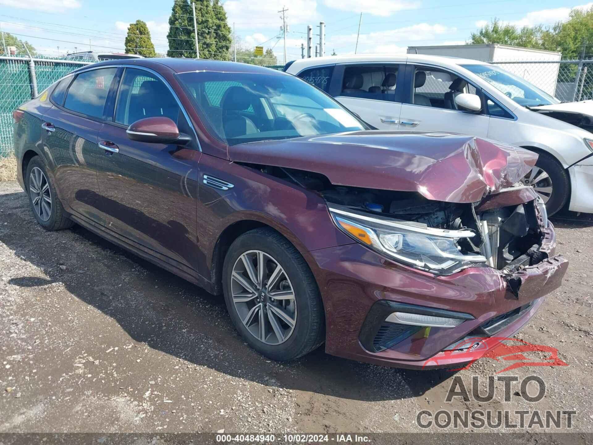 KIA OPTIMA 2019 - 5XXGU4L15KG345279
