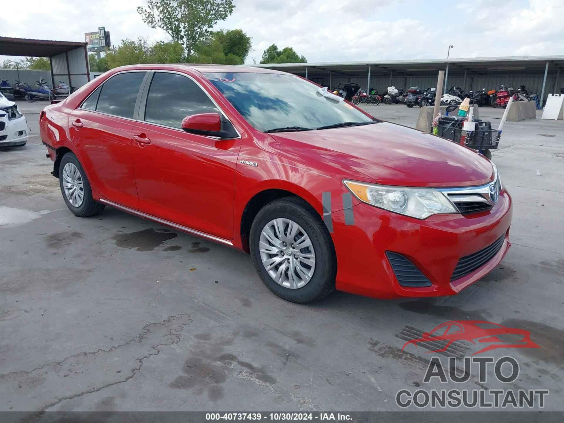 TOYOTA CAMRY HYBRID 2014 - 4T1BD1FK0EU138144