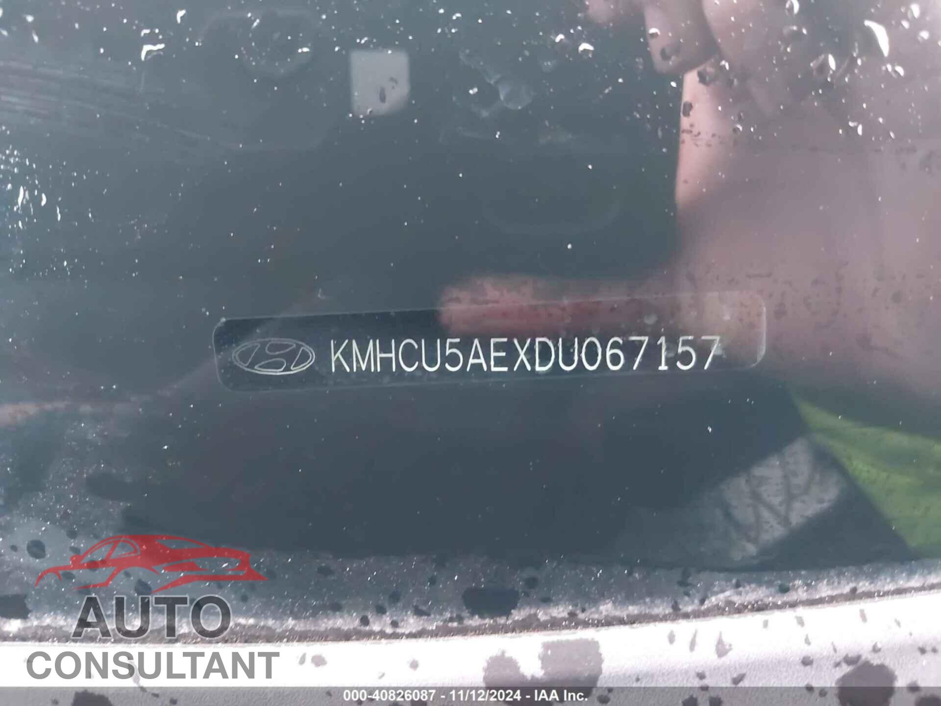 HYUNDAI ACCENT 2013 - KMHCU5AEXDU067157