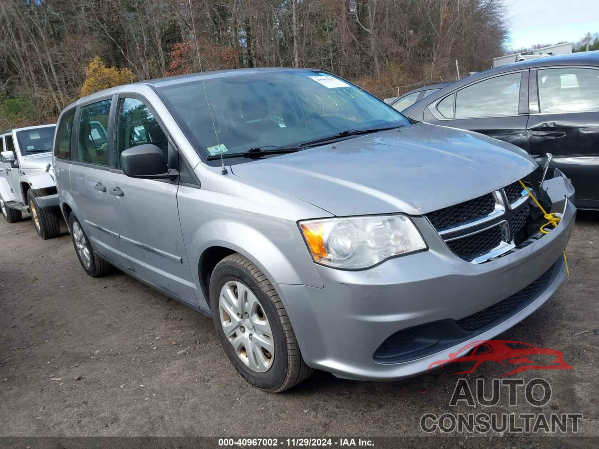 DODGE GRAND CARAVAN 2016 - 2C4RDGBG9GR368966