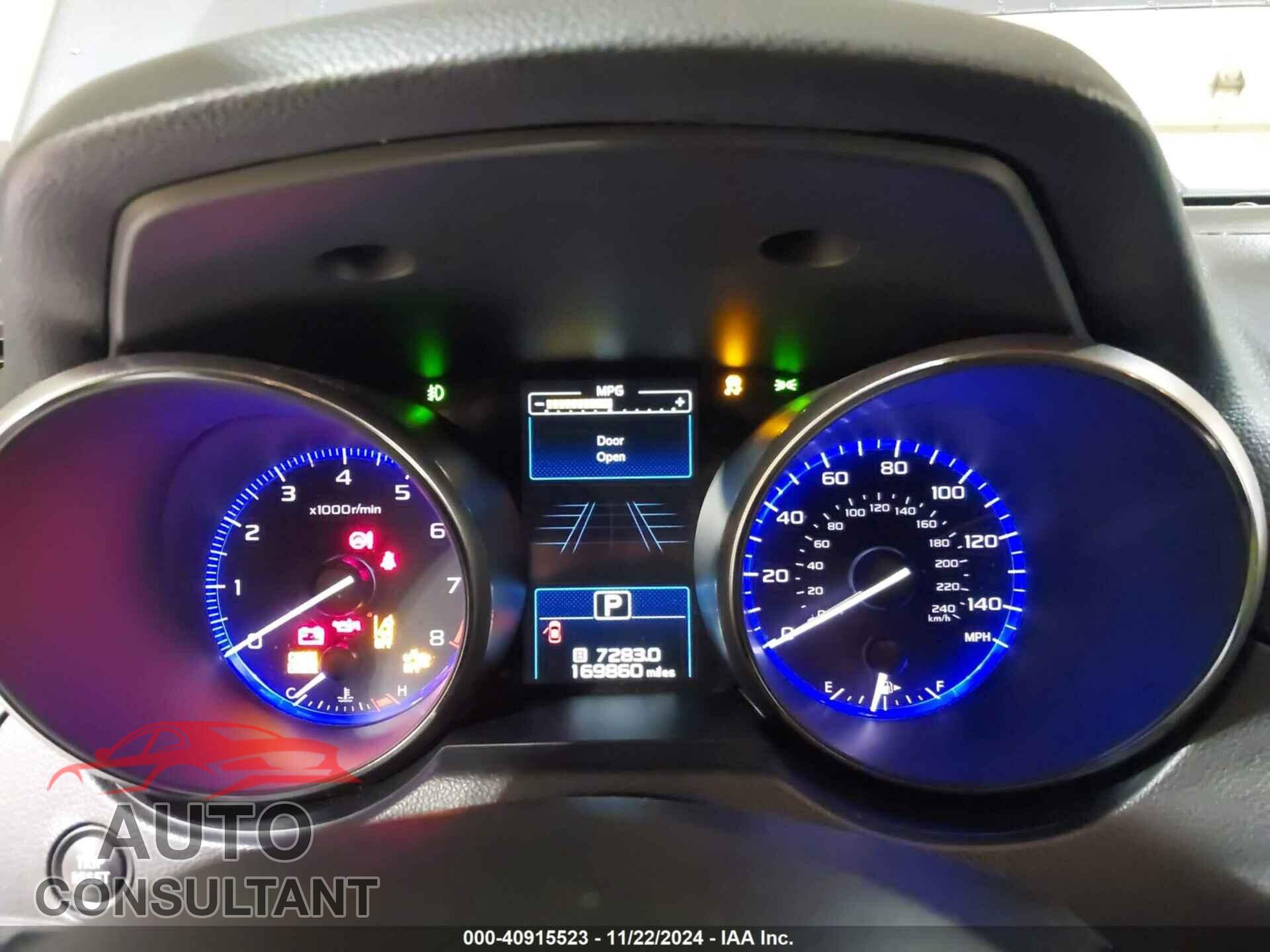 SUBARU OUTBACK 2019 - 4S4BSAFC3K3317522