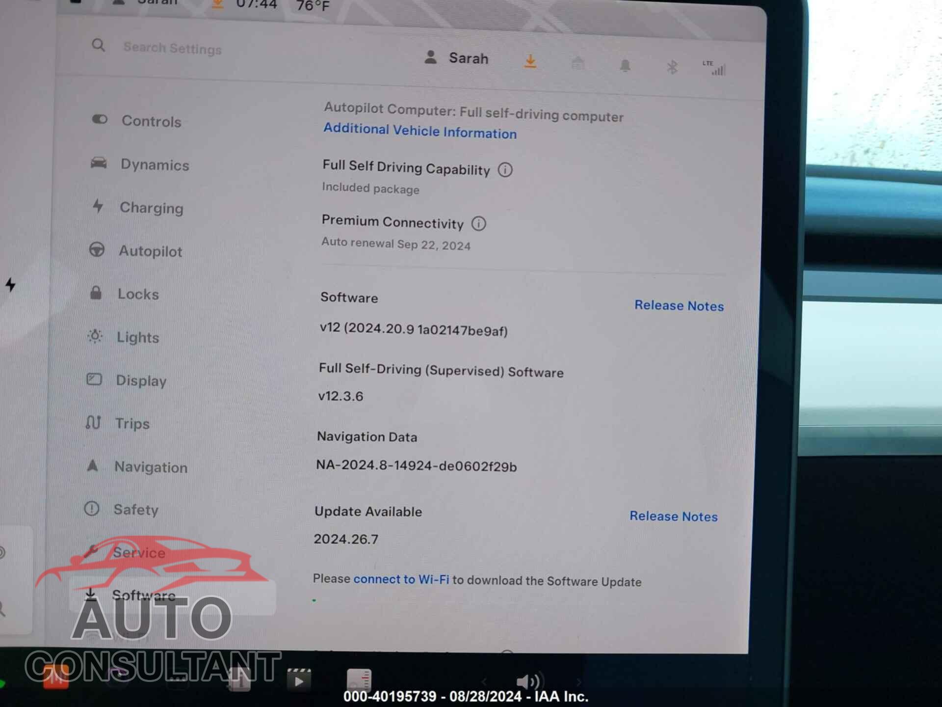 TESLA MODEL 3 2020 - 5YJ3E1EB5LF607080
