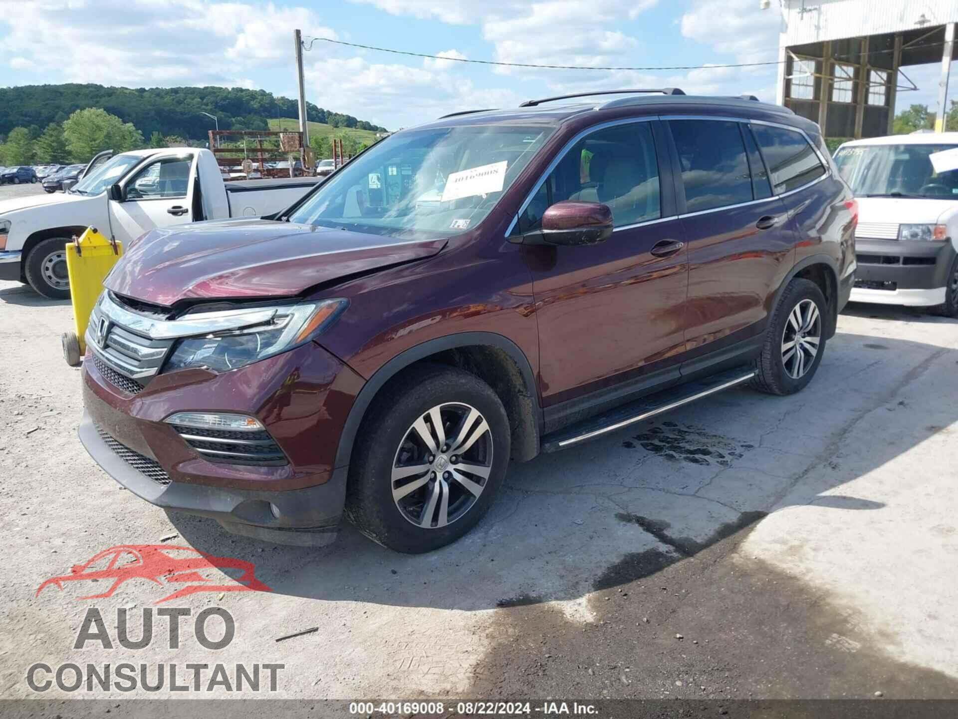 HONDA PILOT 2017 - 5FNYF6H55HB022206