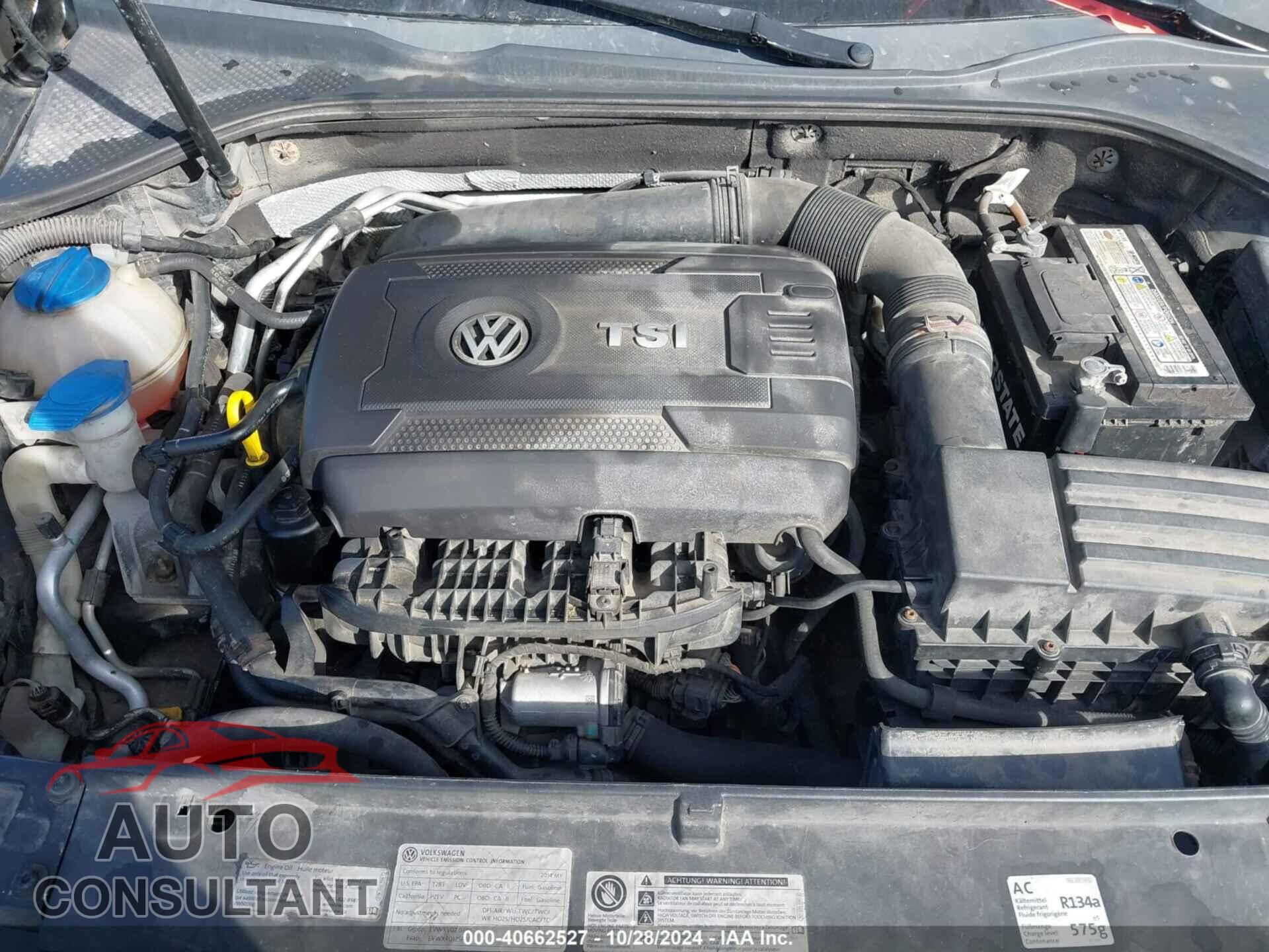VOLKSWAGEN PASSAT 2014 - 1VWAT7A35EC088981