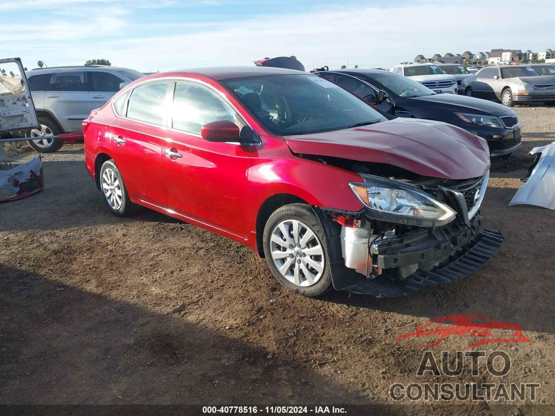 NISSAN SENTRA 2019 - 3N1AB7AP3KY450823