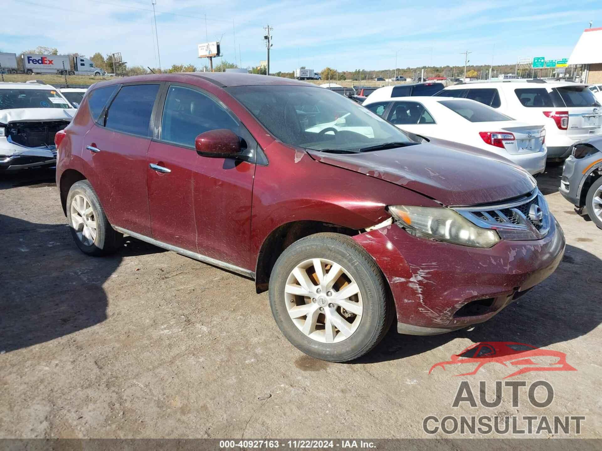 NISSAN MURANO 2011 - JN8AZ1MW7BW161030