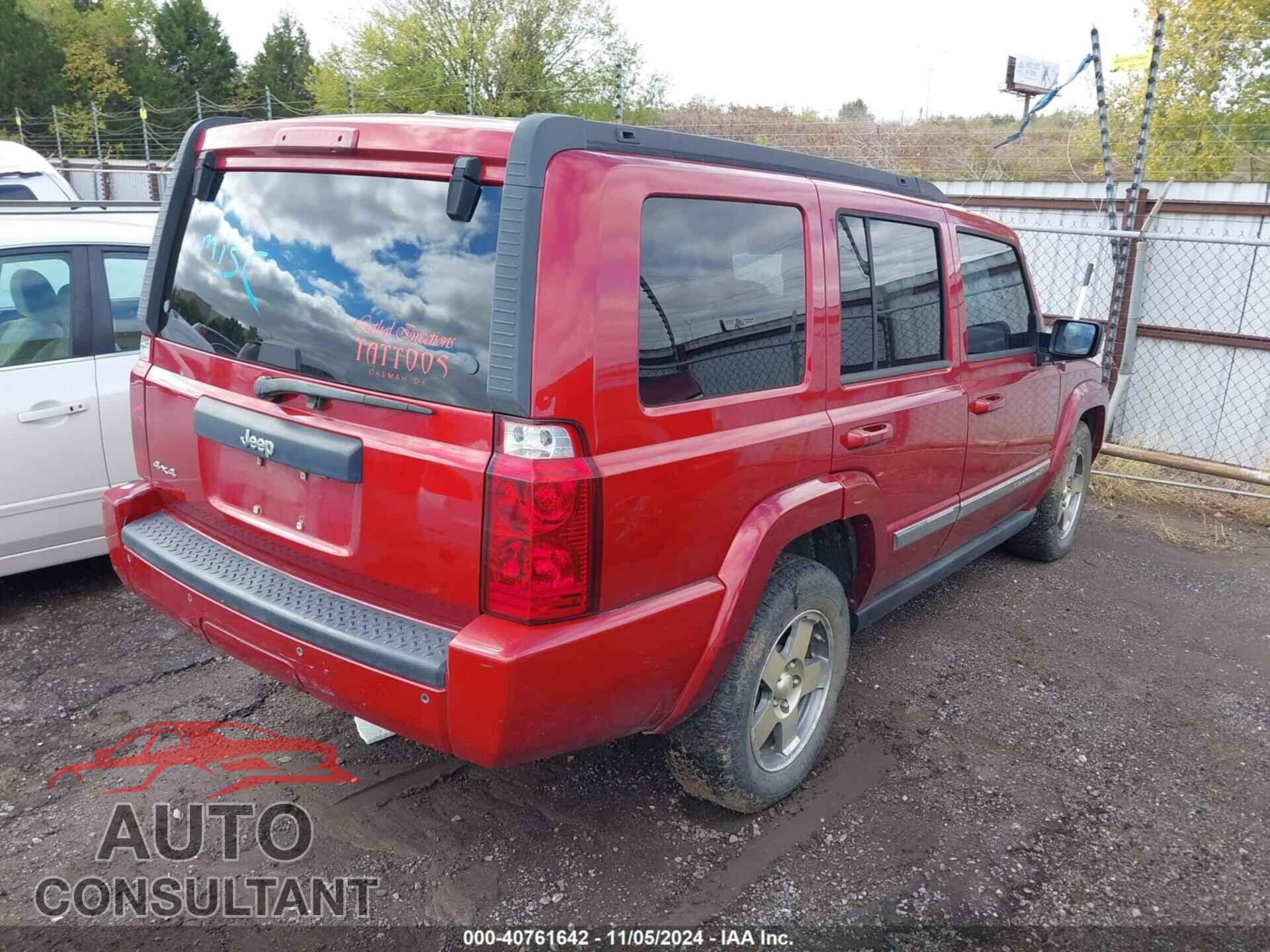 JEEP COMMANDER 2010 - 1J4RG4GK8AC129633
