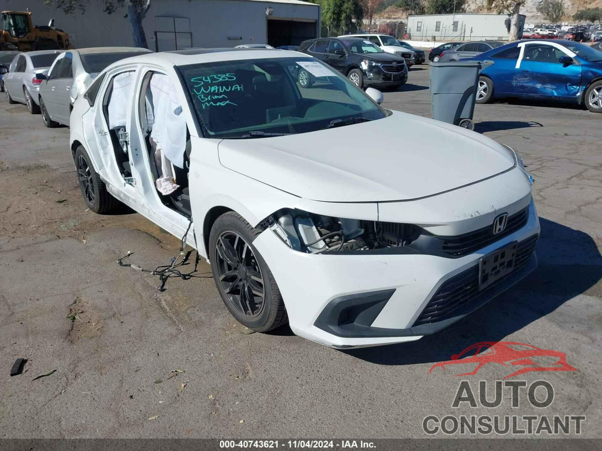HONDA CIVIC 2022 - JHMFE1F79NX000761