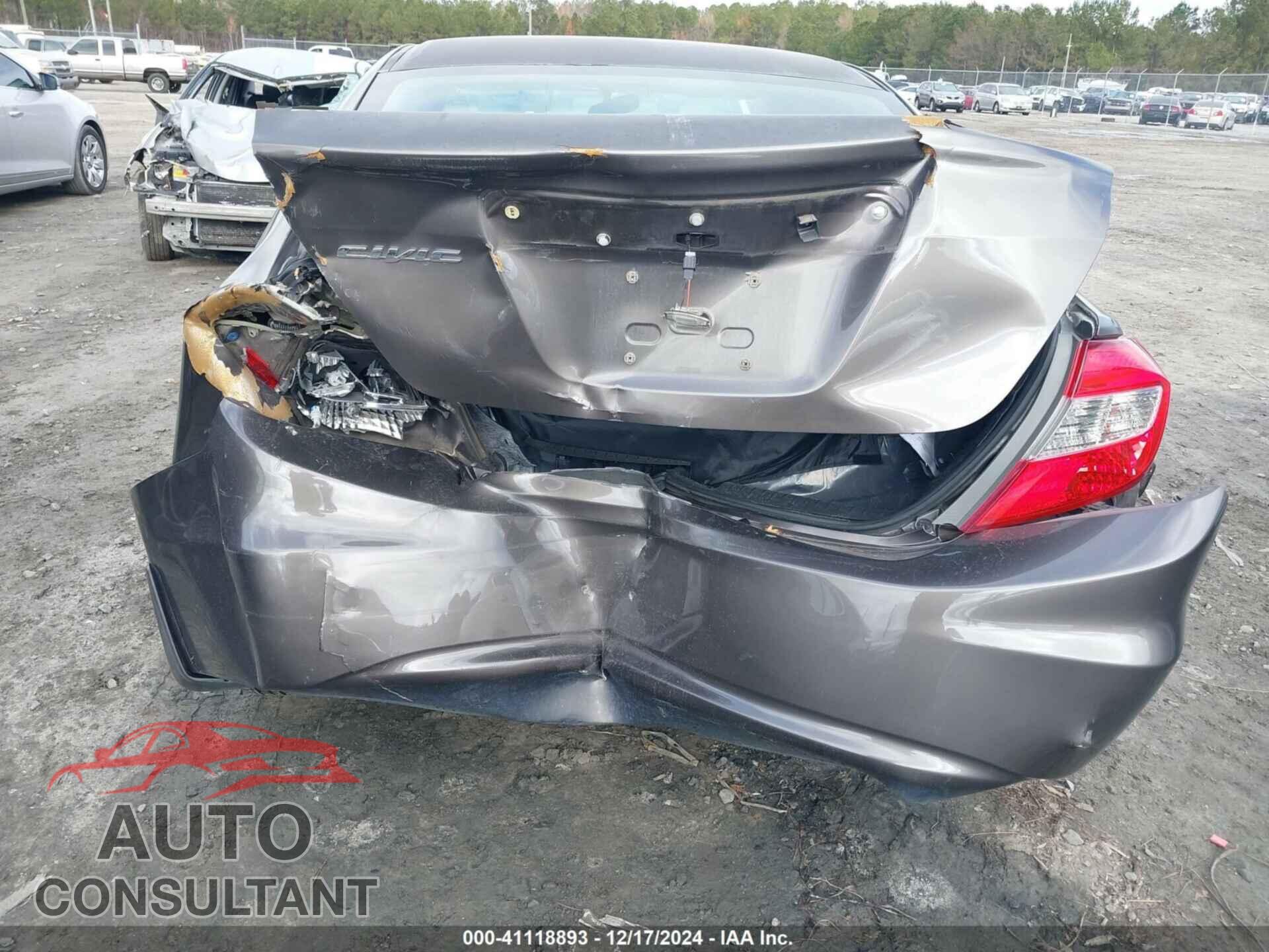 HONDA CIVIC 2012 - 2HGFB2F87CH567062