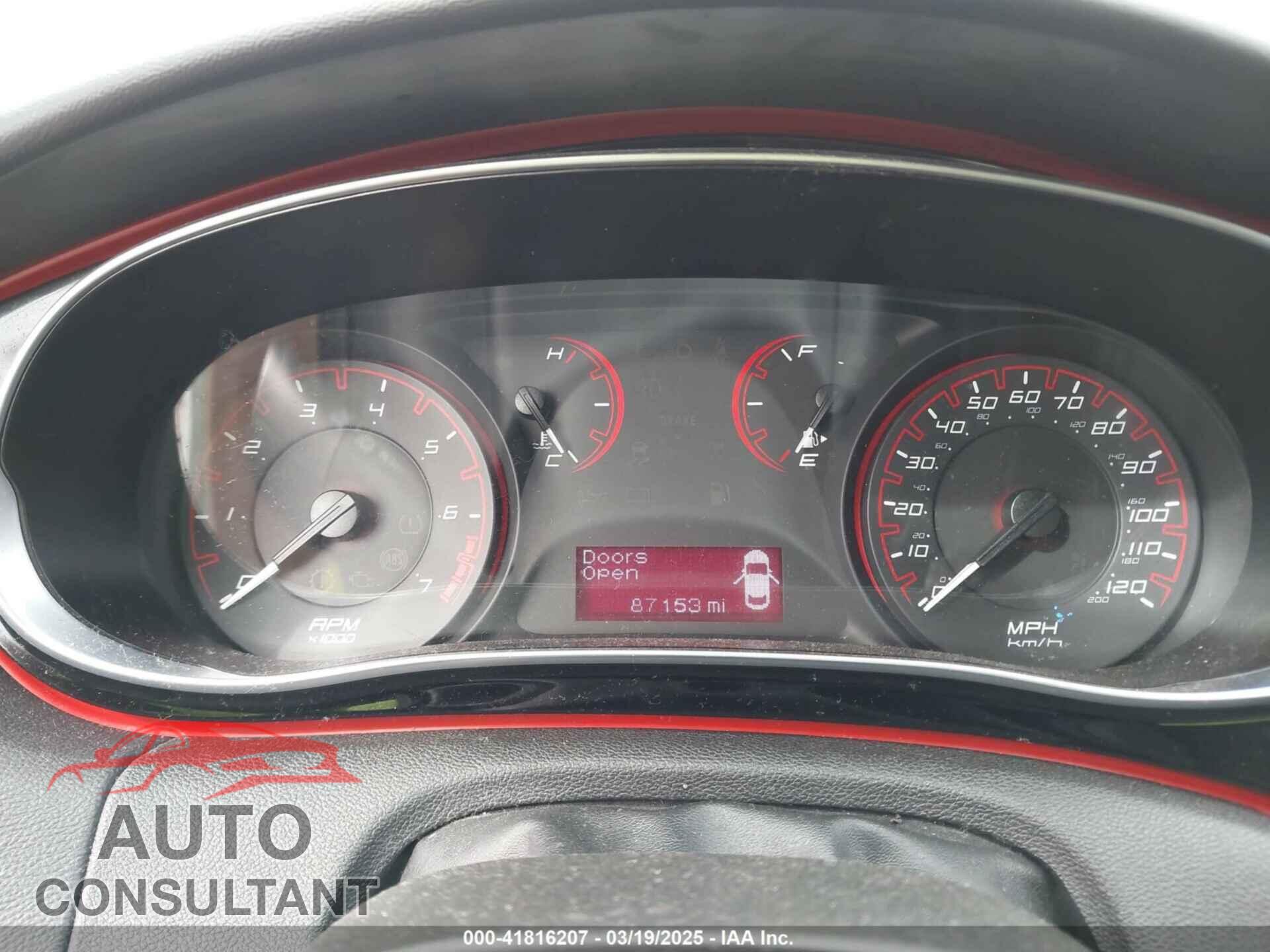 DODGE DART 2016 - 1C3CDFBB6GD517930