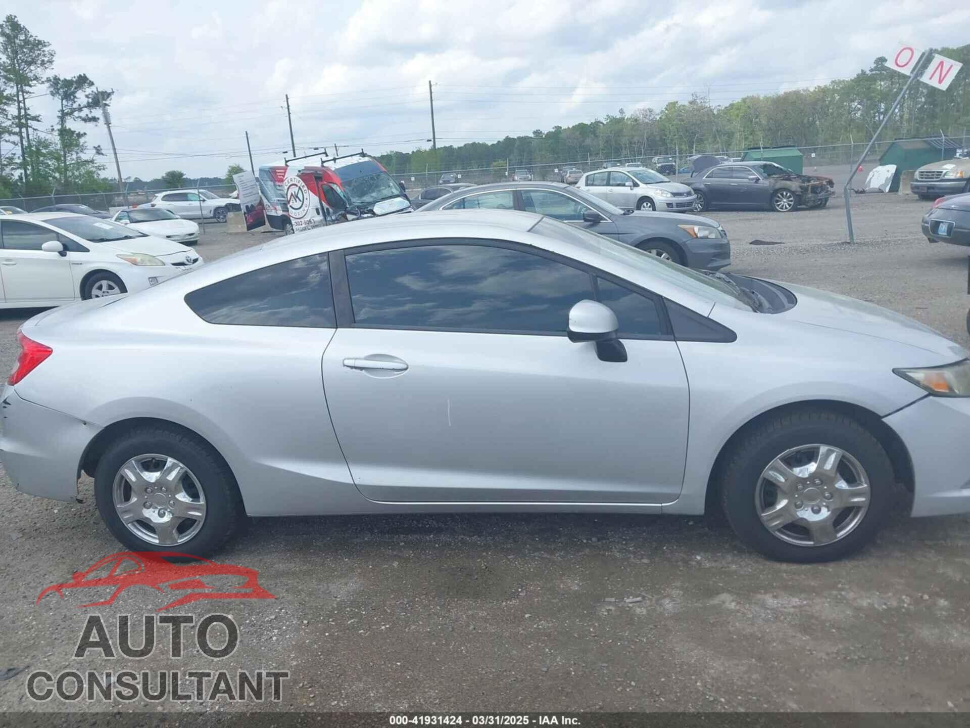 HONDA CIVIC 2013 - 2HGFG3B54DH526537