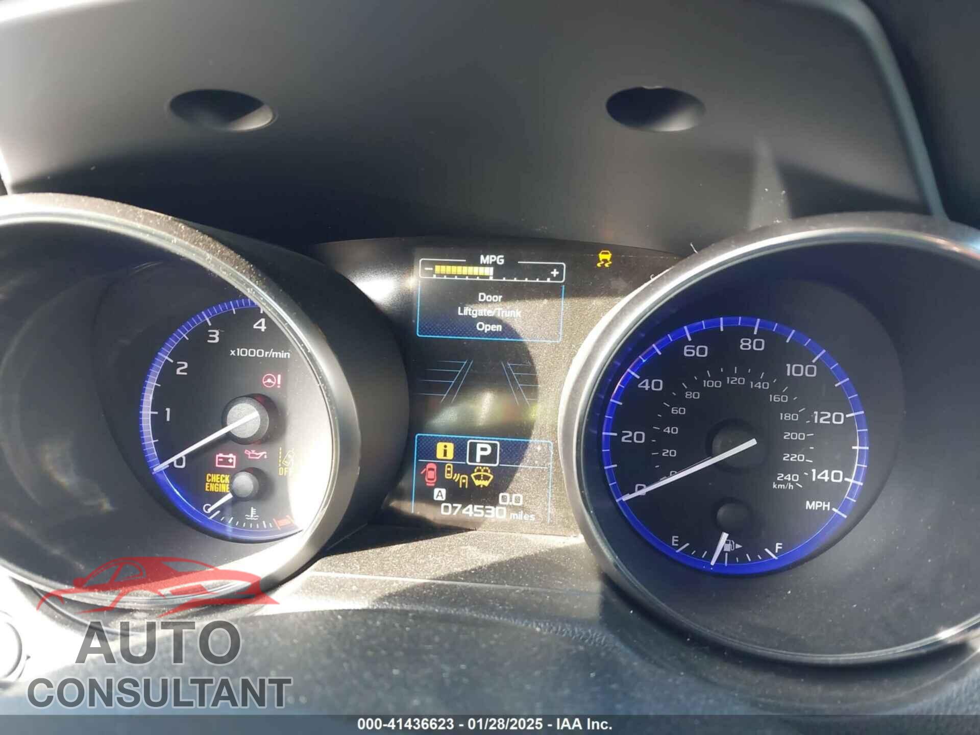 SUBARU OUTBACK 2015 - 4S4BSBFC0F3292705