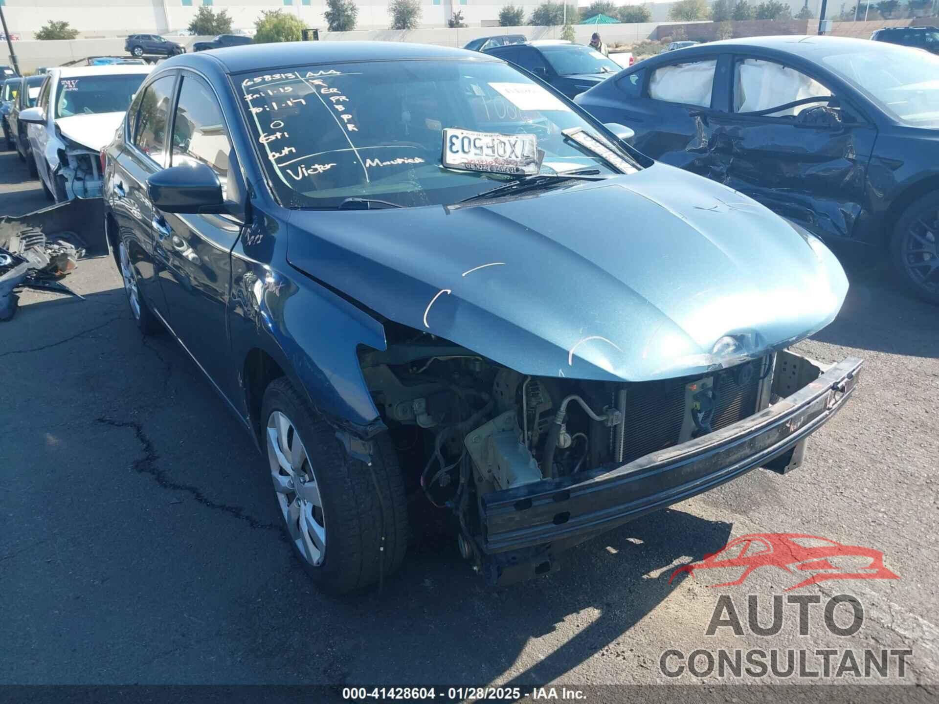 NISSAN SENTRA 2017 - 3N1AB7AP3HY262117