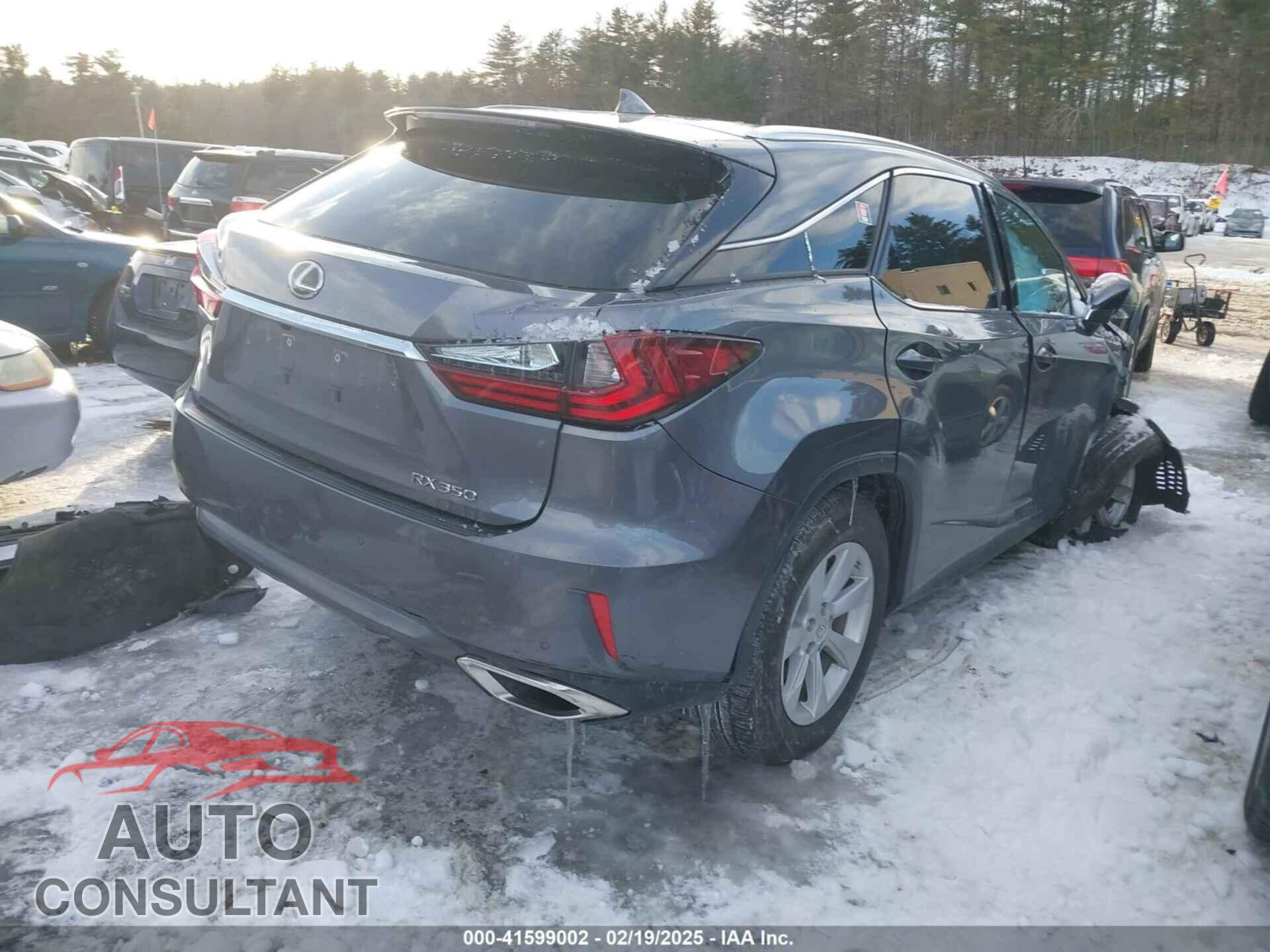LEXUS RX 350 2017 - 2T2BZMCAXHC075697