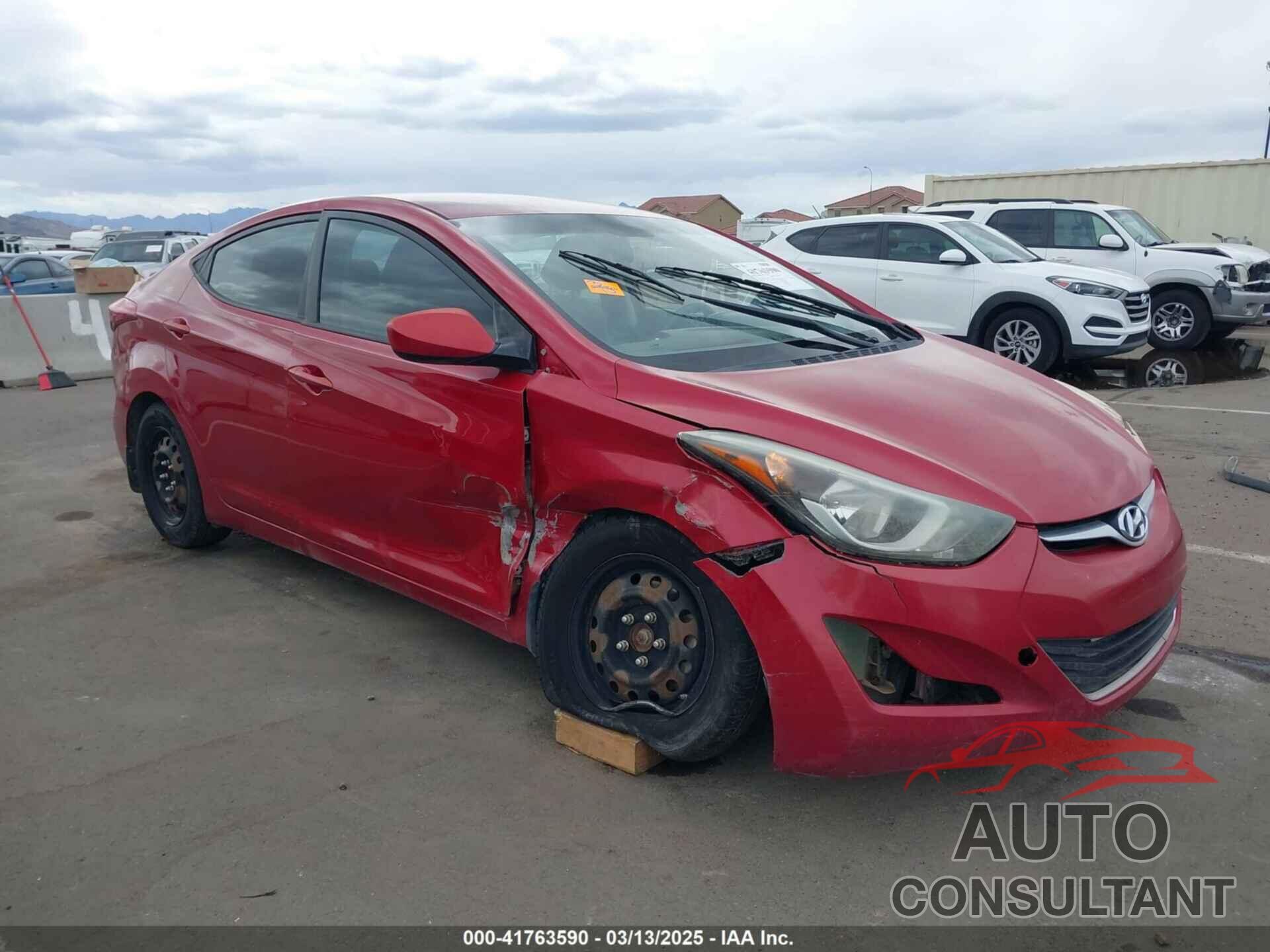 HYUNDAI ELANTRA 2016 - KMHDH4AE1GU523473