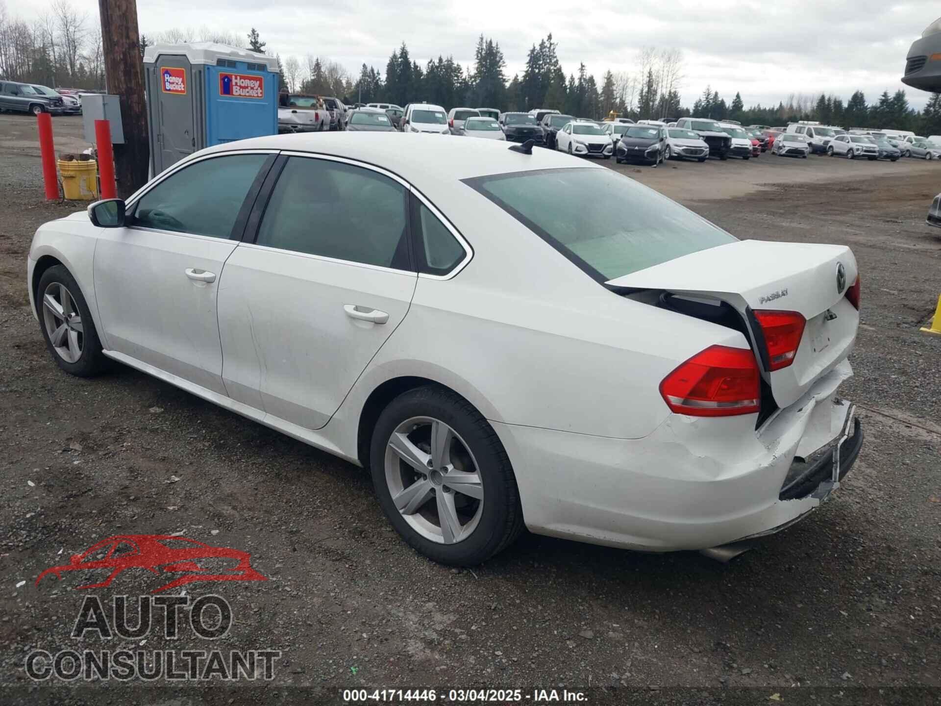 VOLKSWAGEN PASSAT 2013 - 1VWBH7A32DC011358