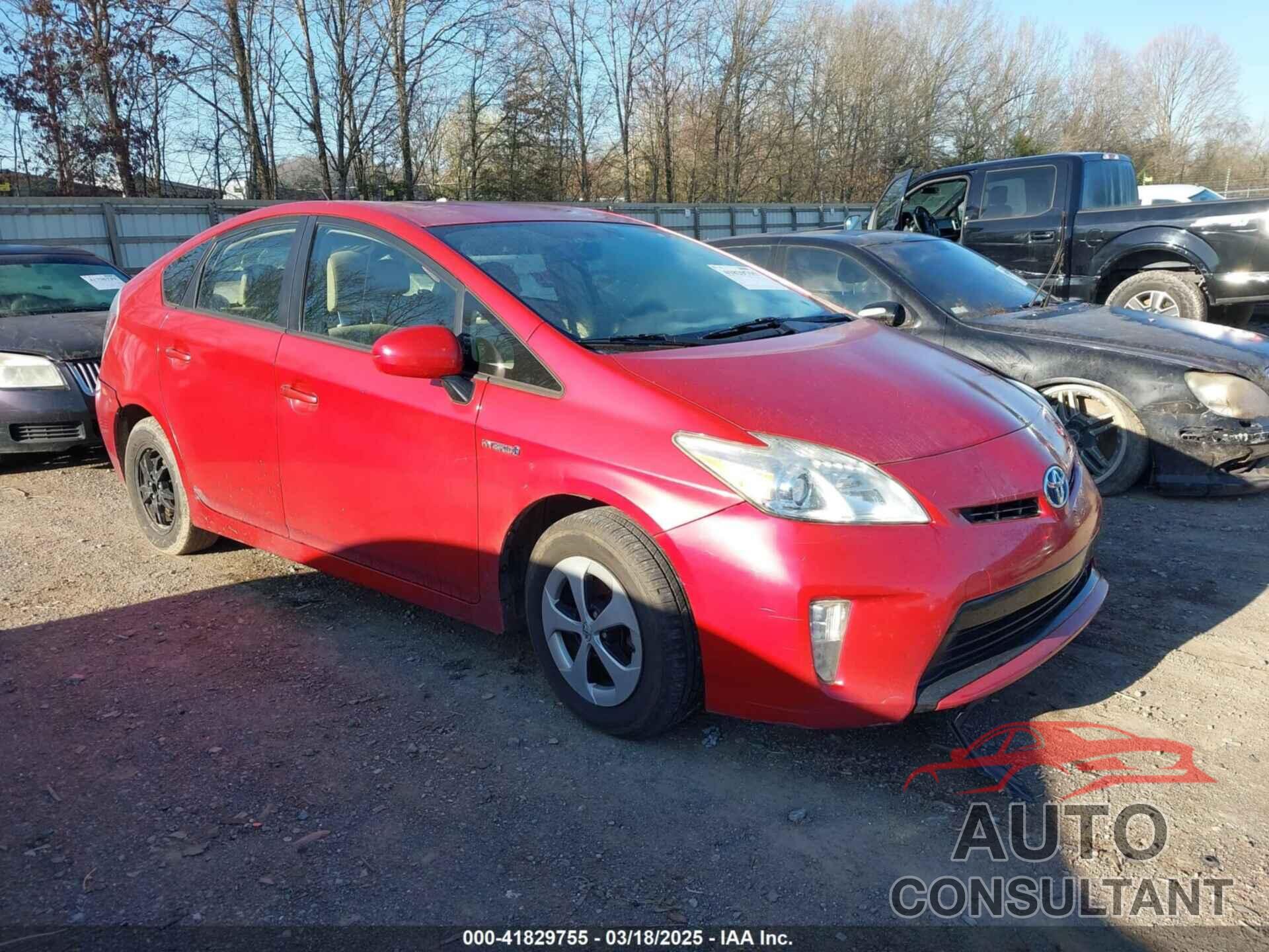 TOYOTA PRIUS 2013 - JTDKN3DU6D1719570