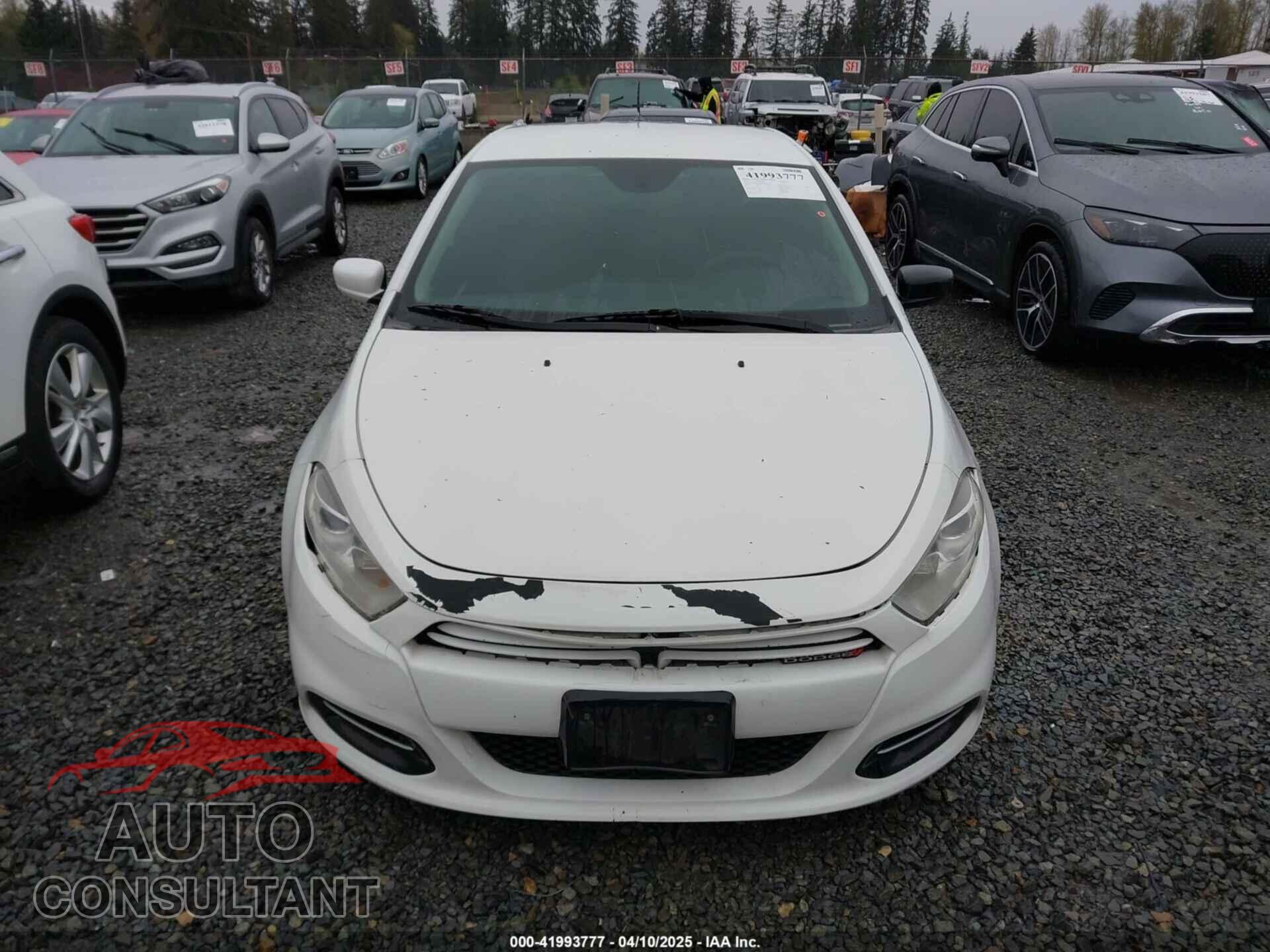 DODGE DART 2013 - 1C3CDFAA1DD295561