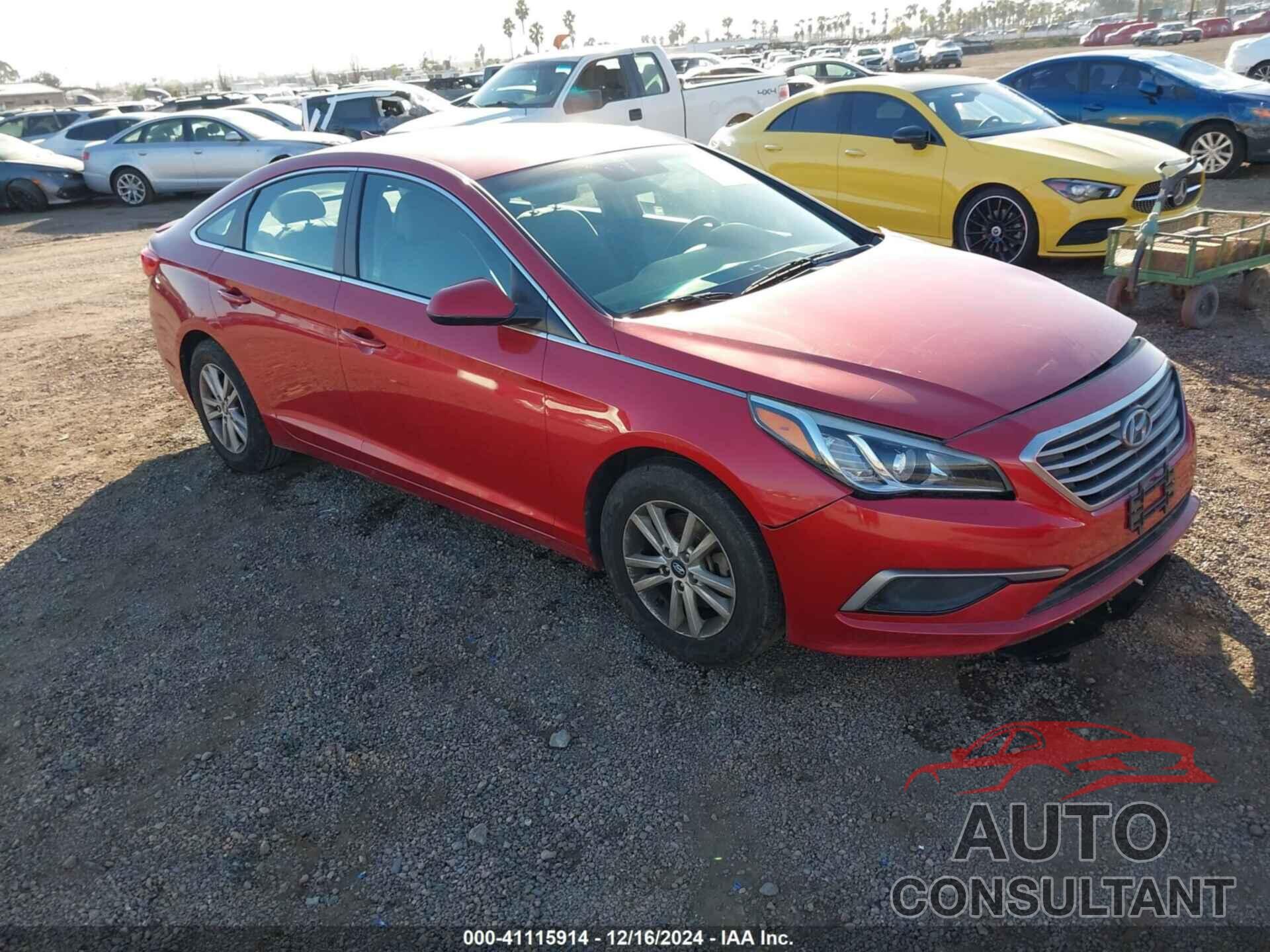 HYUNDAI SONATA 2017 - 5NPE24AF9HH506631