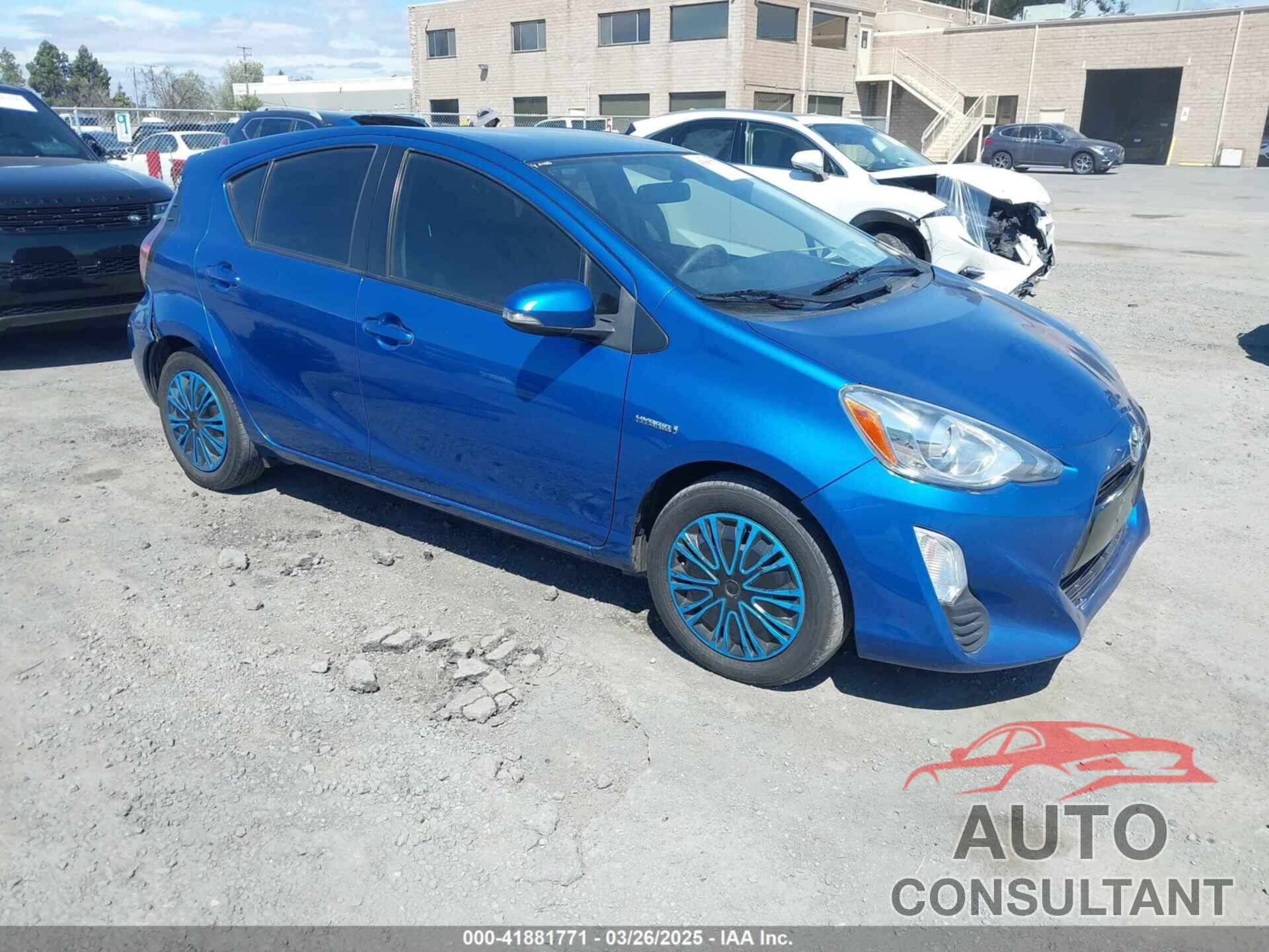 TOYOTA PRIUS C 2016 - JTDKDTB37G1117861