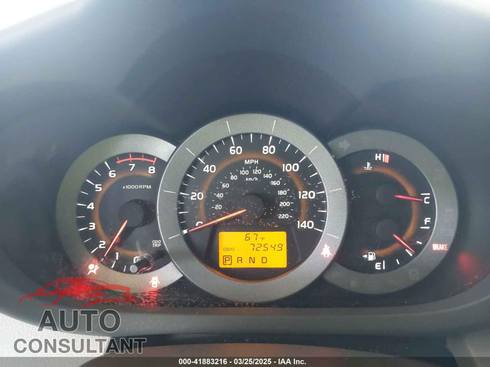 TOYOTA RAV4 2011 - 2T3DF4DV9BW128703