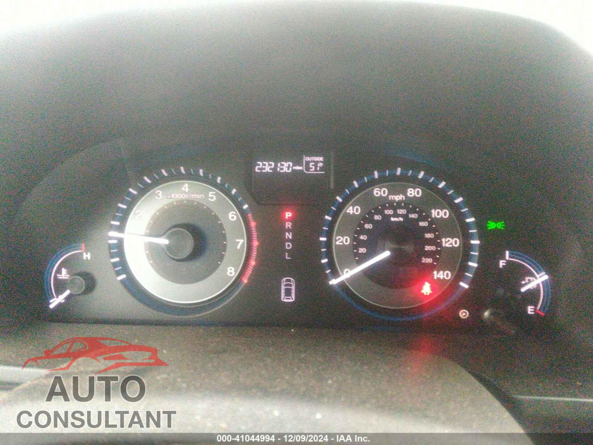 HONDA ODYSSEY 2012 - 5FNRL5H68CB098429