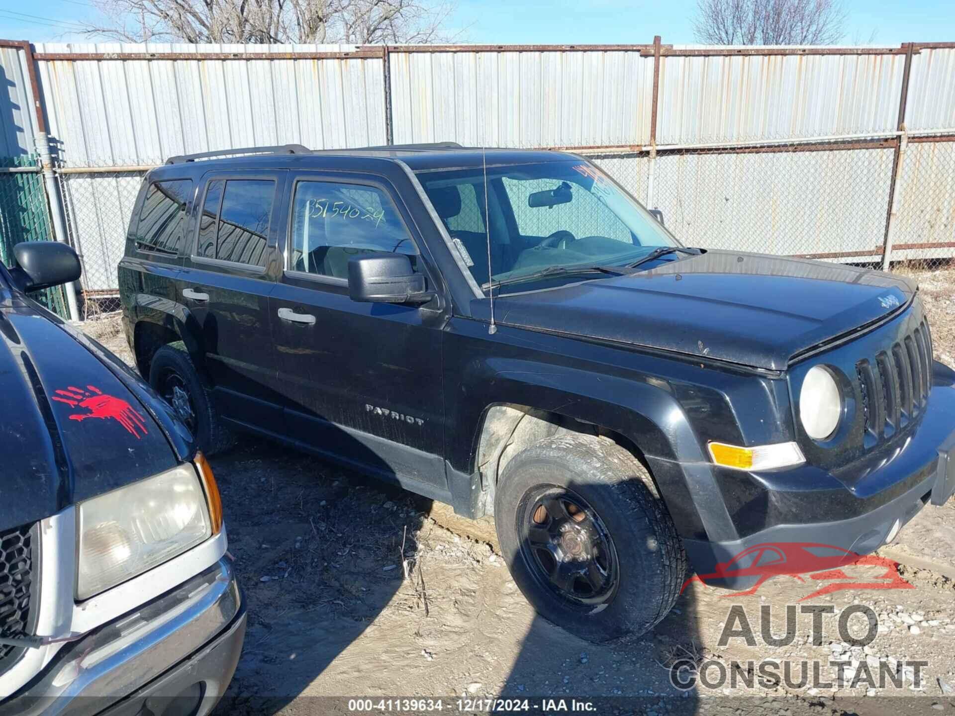 JEEP PATRIOT 2012 - 1C4NJRBB3CD655935