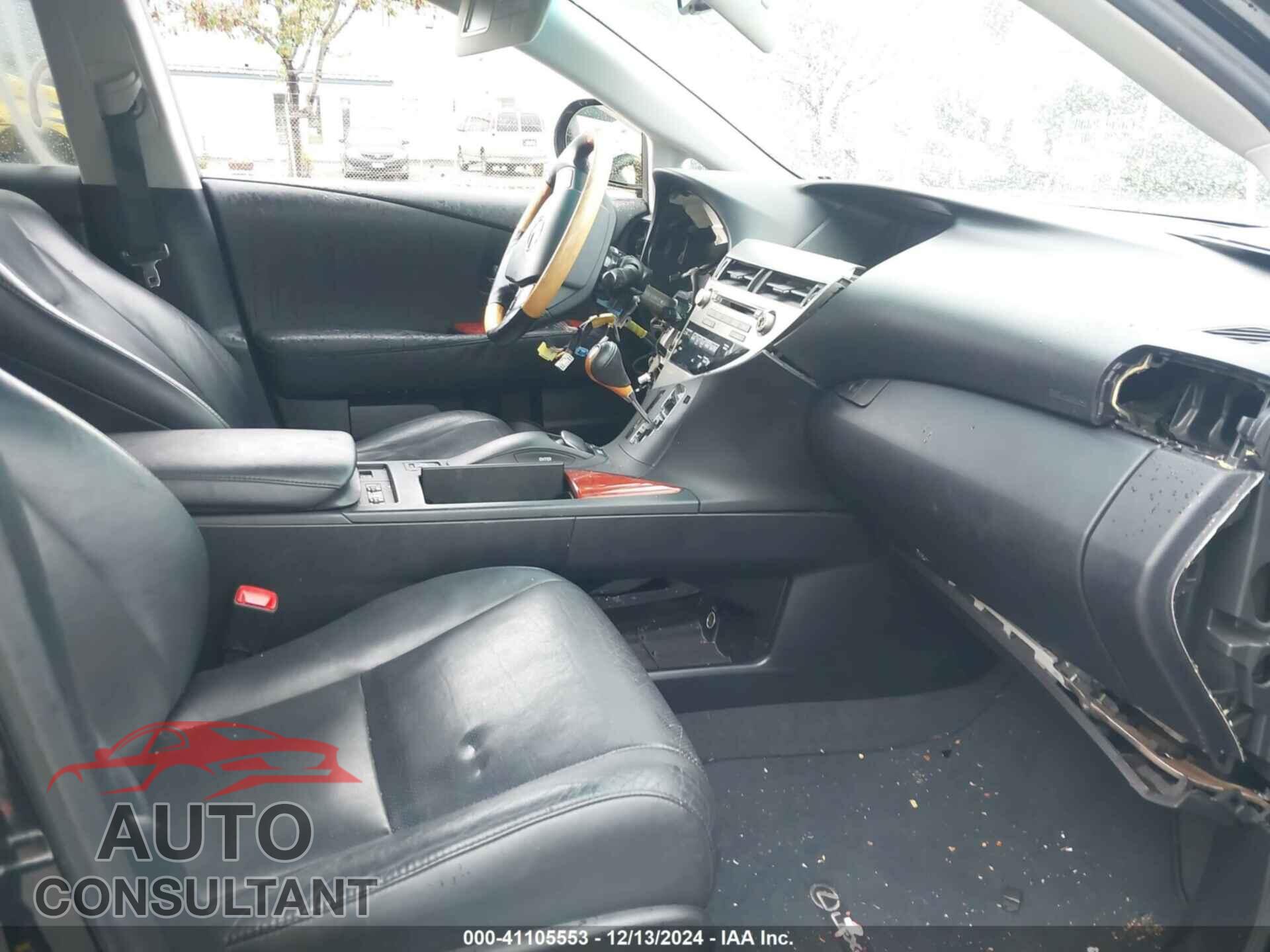 LEXUS RX 350 2012 - 2T2BK1BA9CC142528