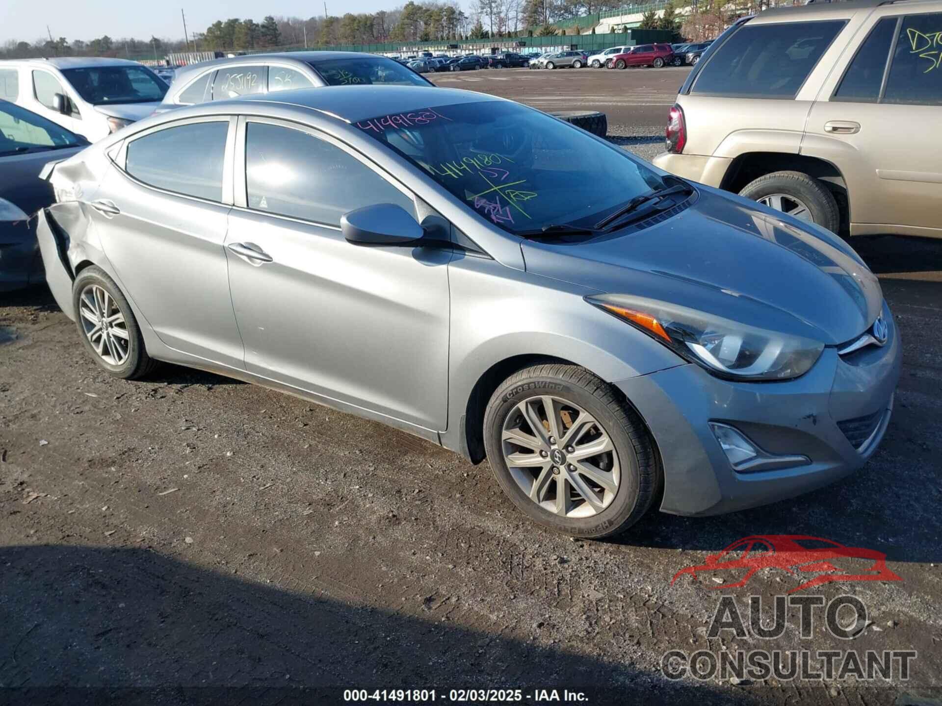 HYUNDAI ELANTRA 2014 - KMHDH4AE6EU030420