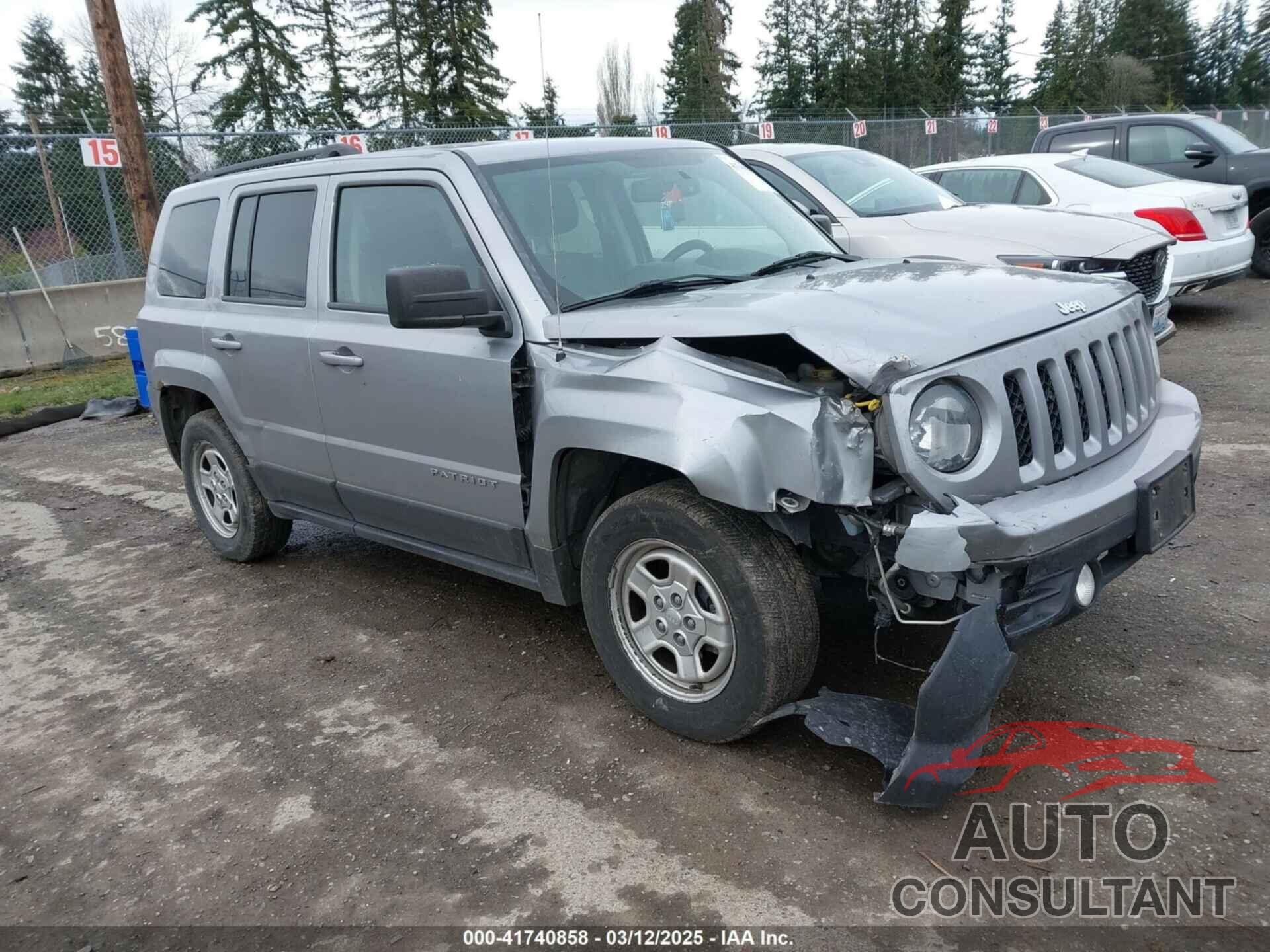 JEEP PATRIOT 2016 - 1C4NJPBBXGD548102