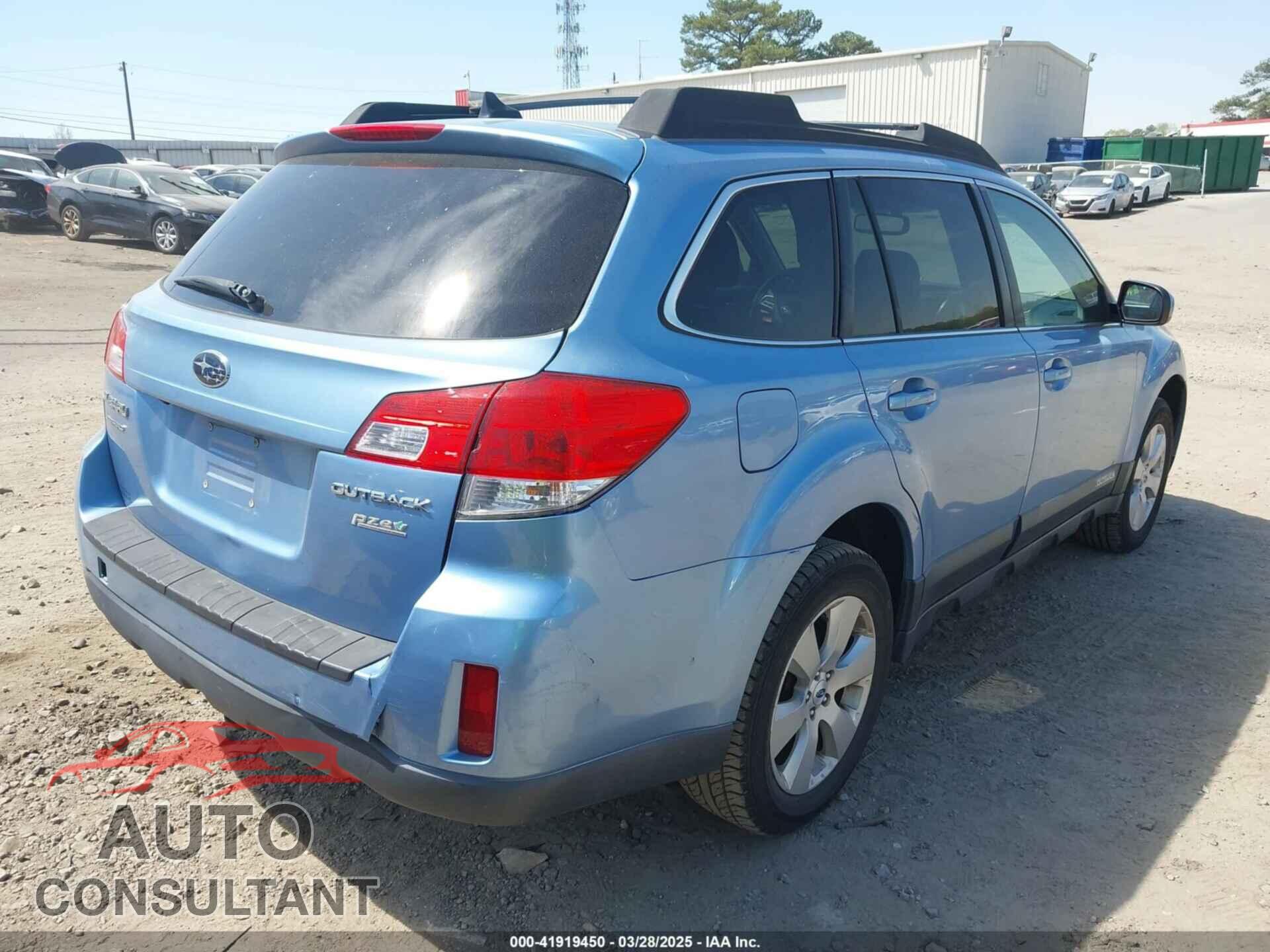 SUBARU OUTBACK 2012 - 4S4BRBKC9C3287547