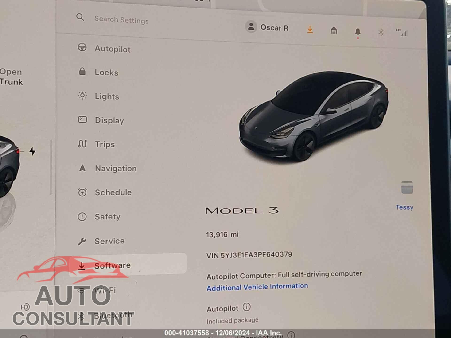 TESLA MODEL 3 2023 - 5YJ3E1EA3PF640379
