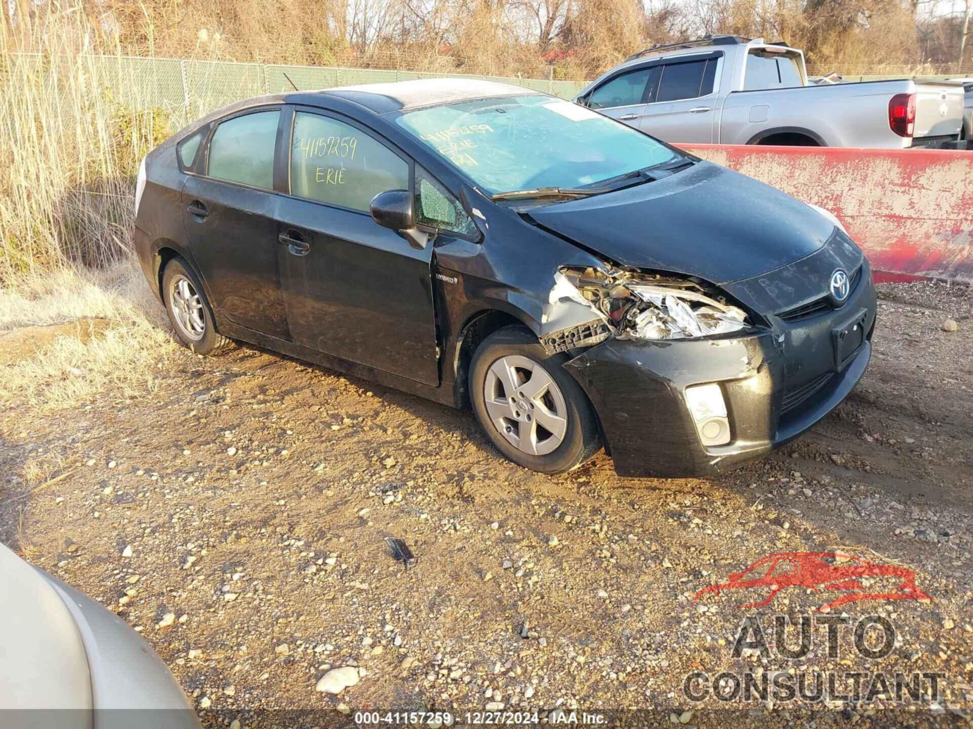 TOYOTA PRIUS 2010 - JTDKN3DU6A0242351