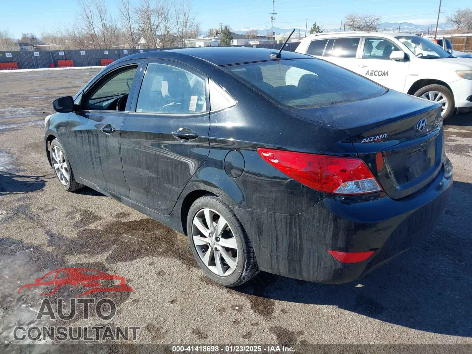 HYUNDAI ACCENT 2013 - KMHCU4AE1DU305276