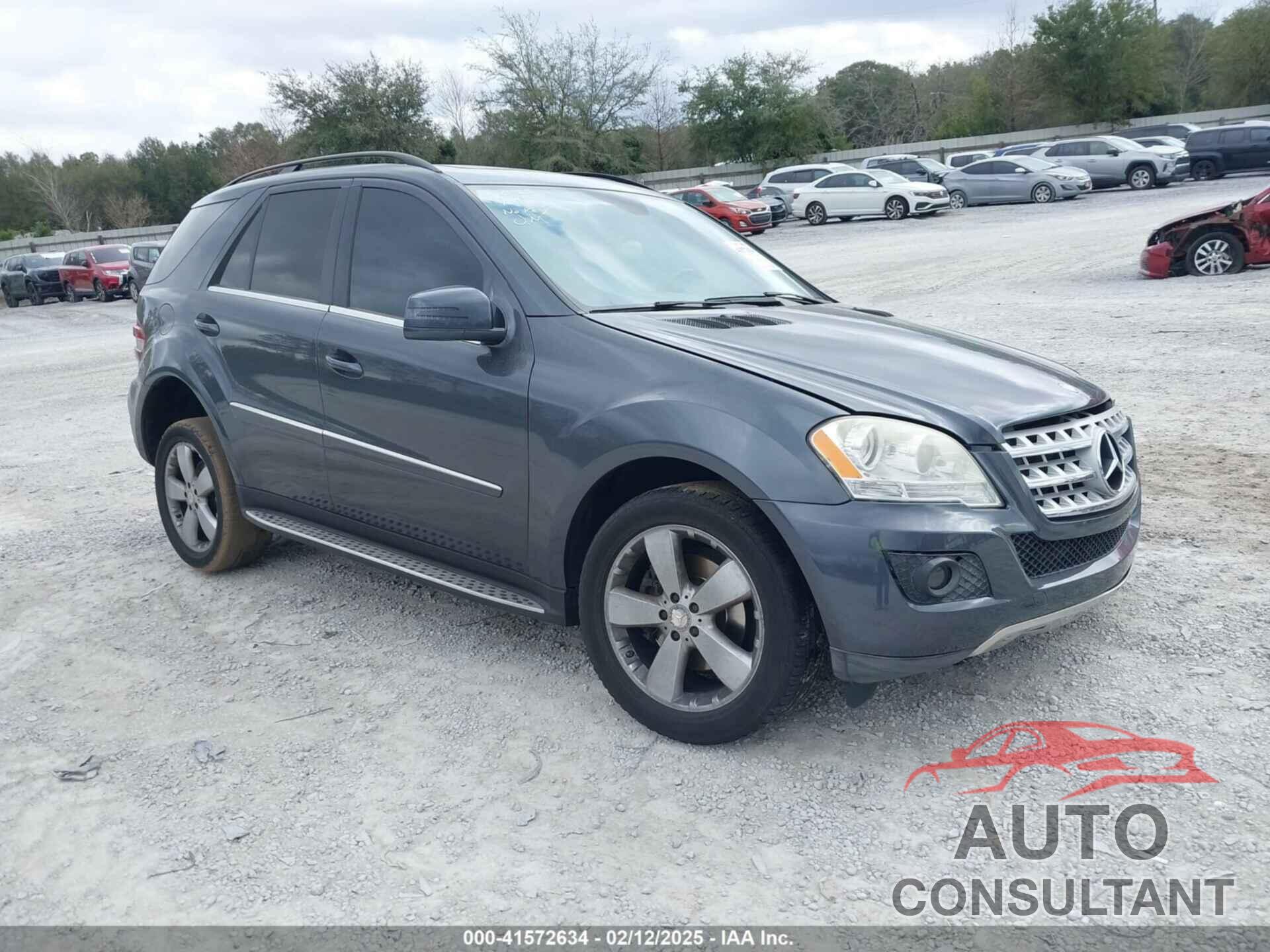 MERCEDES-BENZ ML 350 2011 - 4JGBB5GB1BA627516
