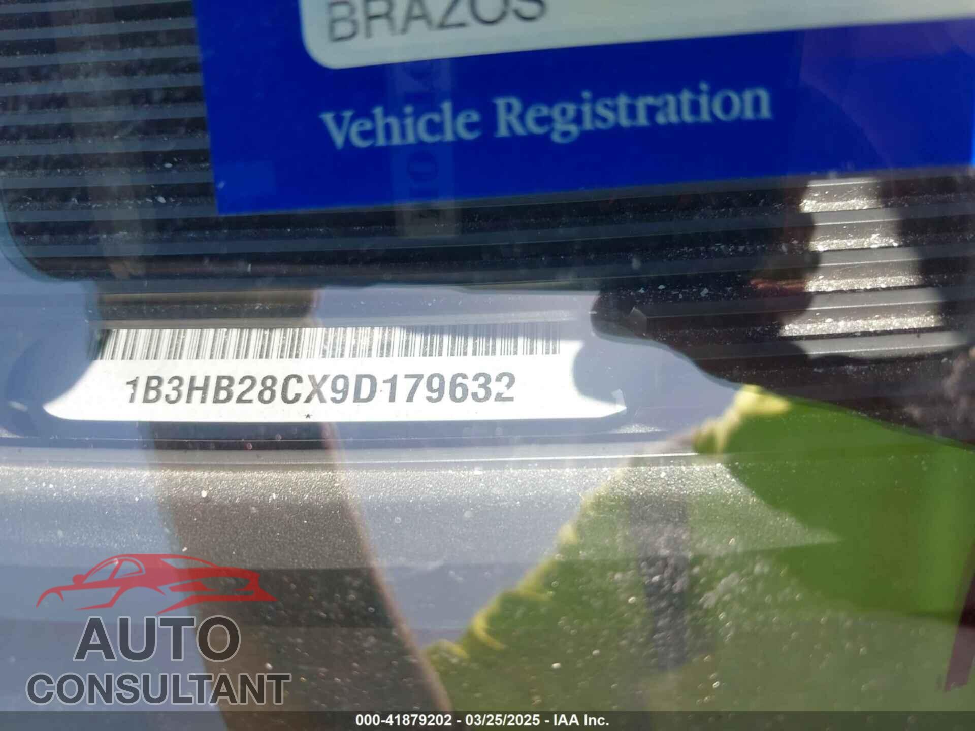 DODGE CALIBER 2009 - 1B3HB28CX9D179632