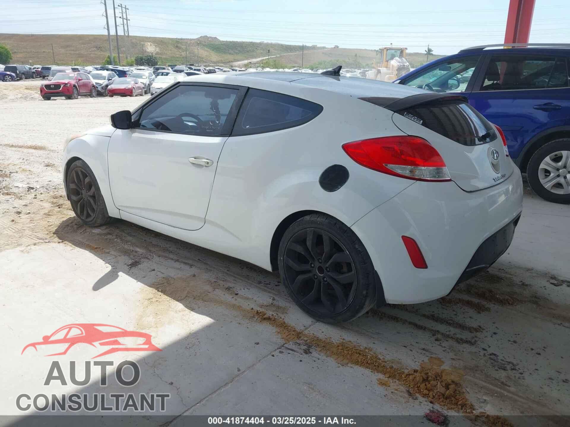 HYUNDAI VELOSTER 2013 - KMHTC6AD8DU095992