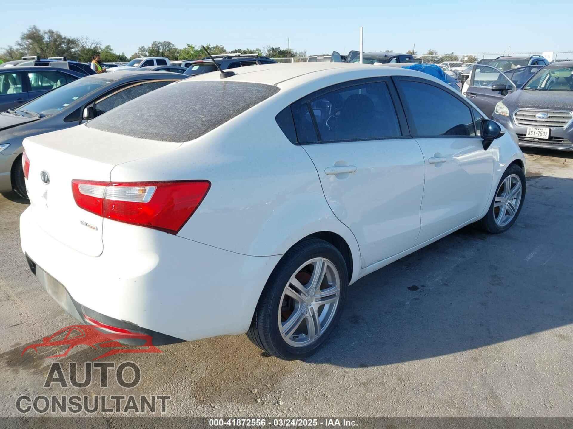 KIA RIO 2012 - KNADN4A35C6093602