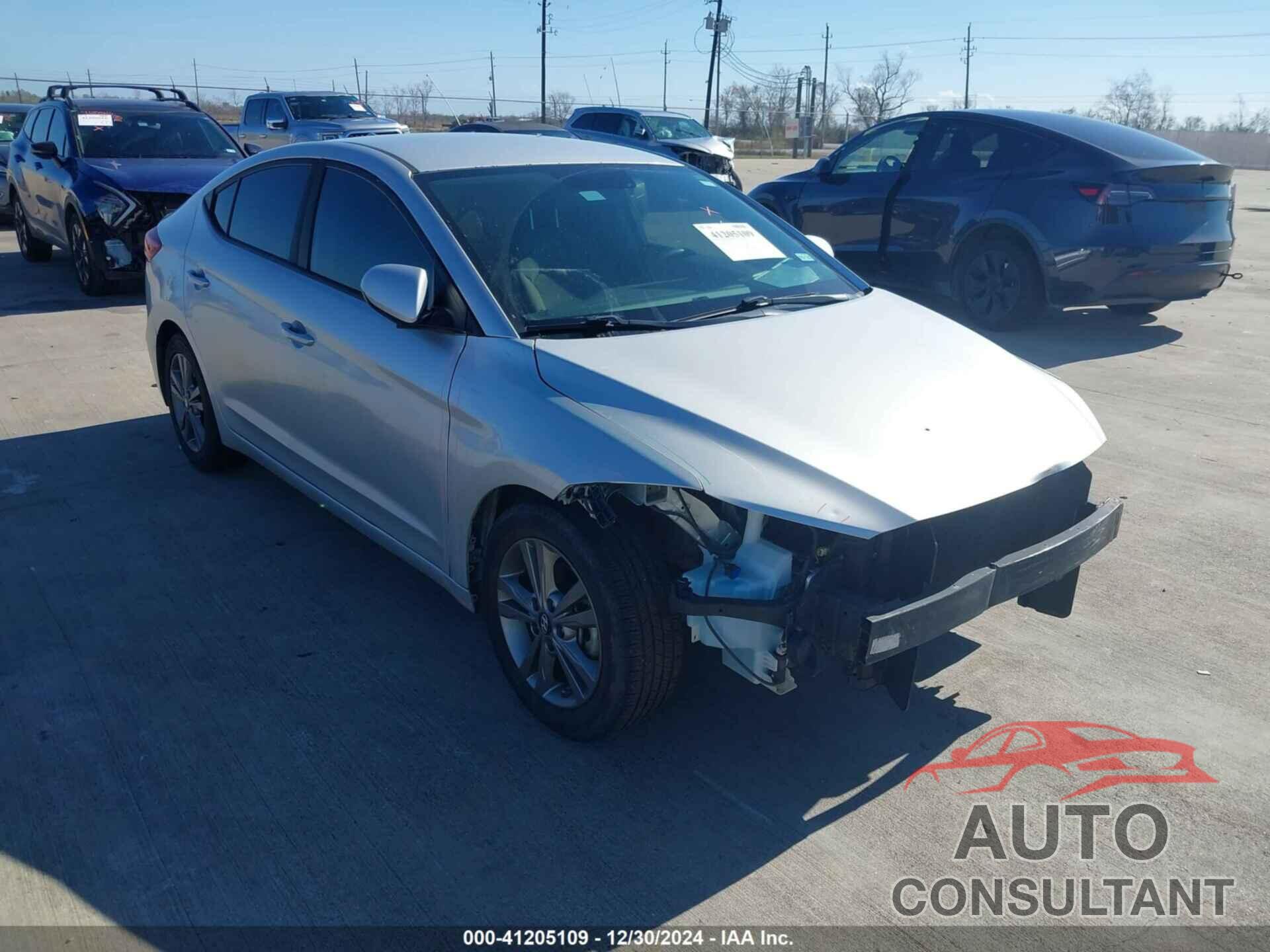 HYUNDAI ELANTRA 2018 - 5NPD84LFXJH269418